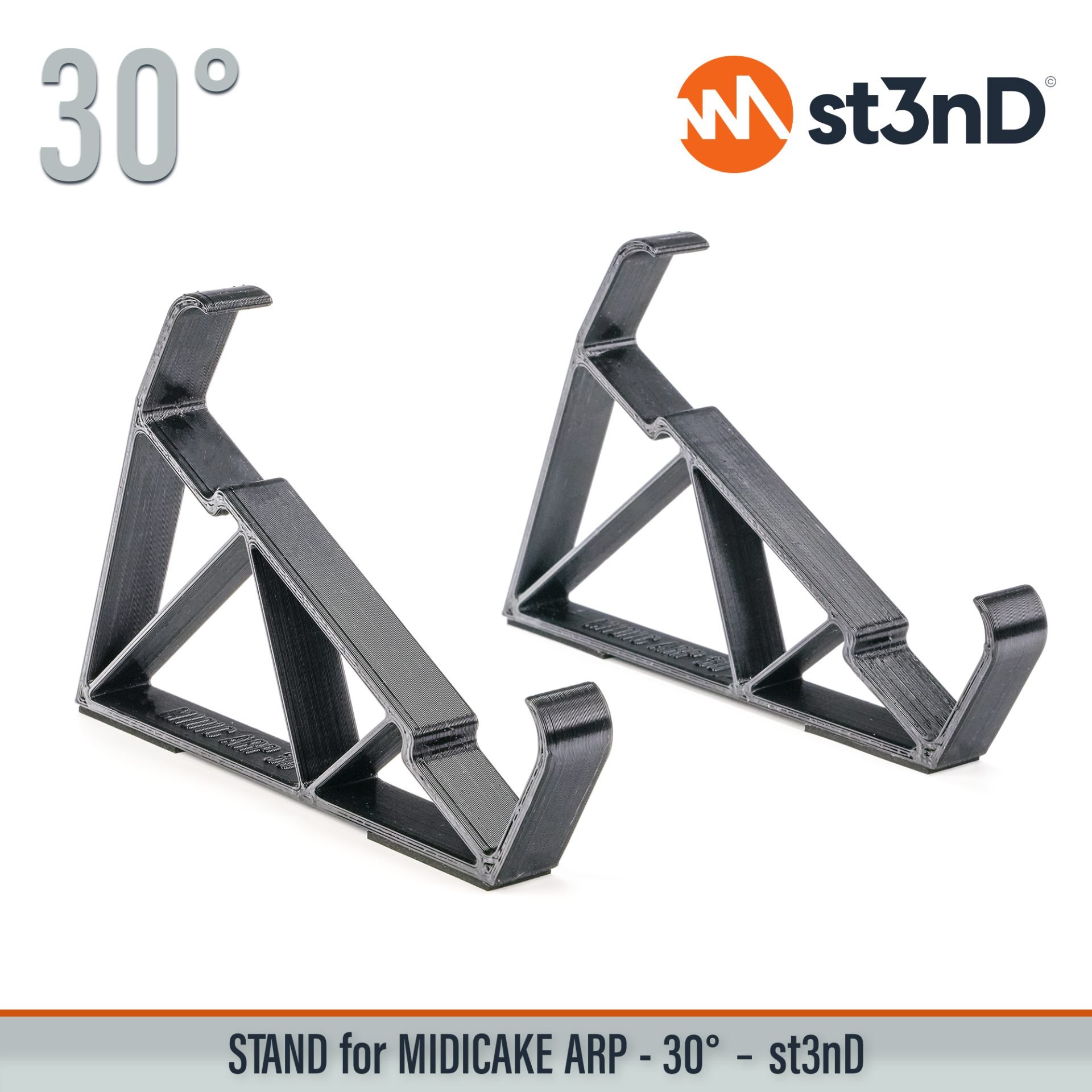 MIDI arpeggiator and sequencer midi sequencer MIDICAKE MIDICAKE ARP portable st3nD stable stand strong sturdy tilted