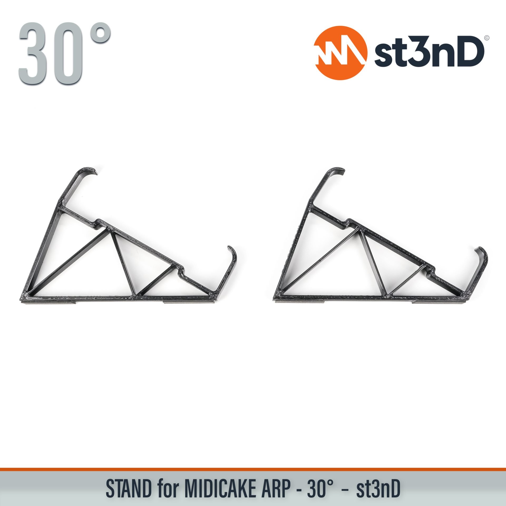 MIDI arpeggiator and sequencer midi sequencer MIDICAKE MIDICAKE ARP portable st3nD stable stand strong sturdy tilted