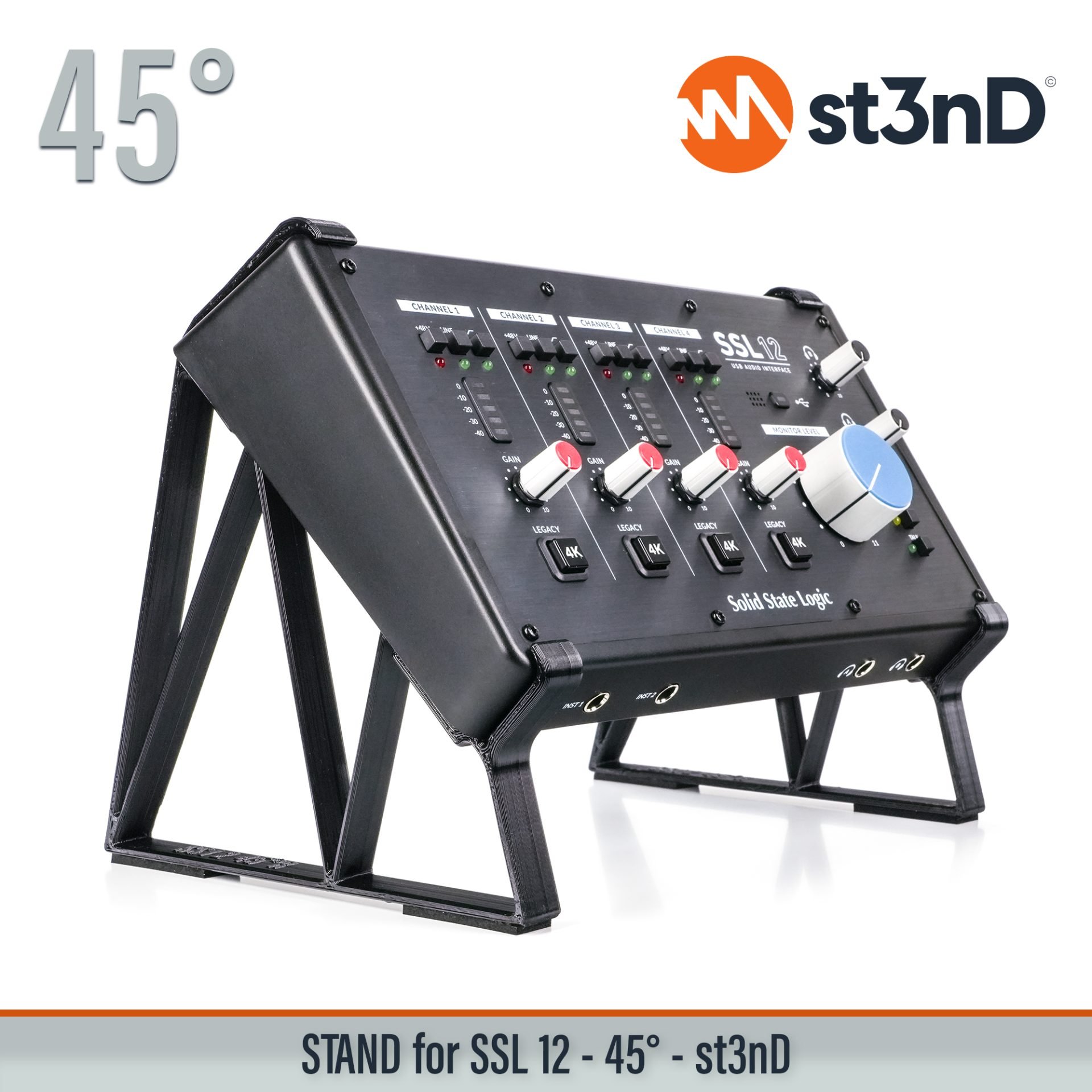 audio interface portable Solid State Logic Solid State Logic SSL 12 sound card ssl SSL 12 ssl usb interface st3nD stable stand strong sturdy tilted