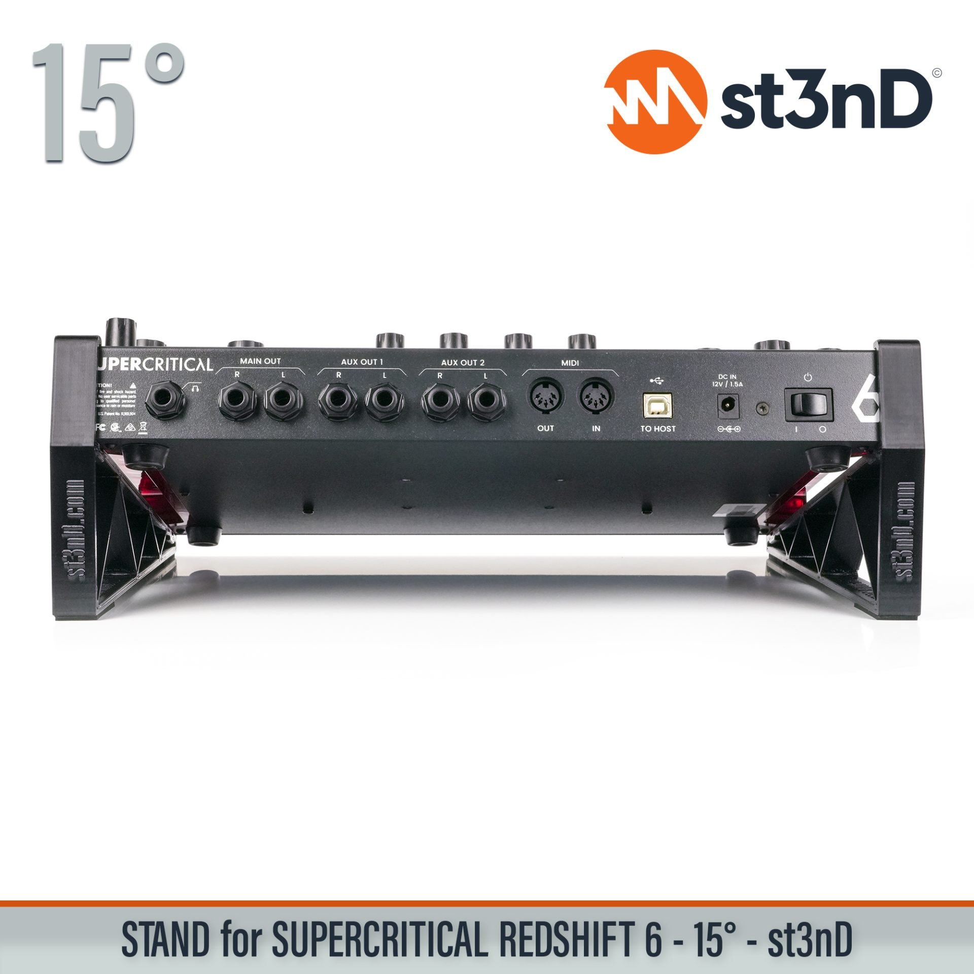 portable st3nD stable stand strong sturdy tilted SUPERCRITICAL REDSHIFT 6 analog synth SUPERCRITICAL REDSHIFT 6 analog synth analog synth