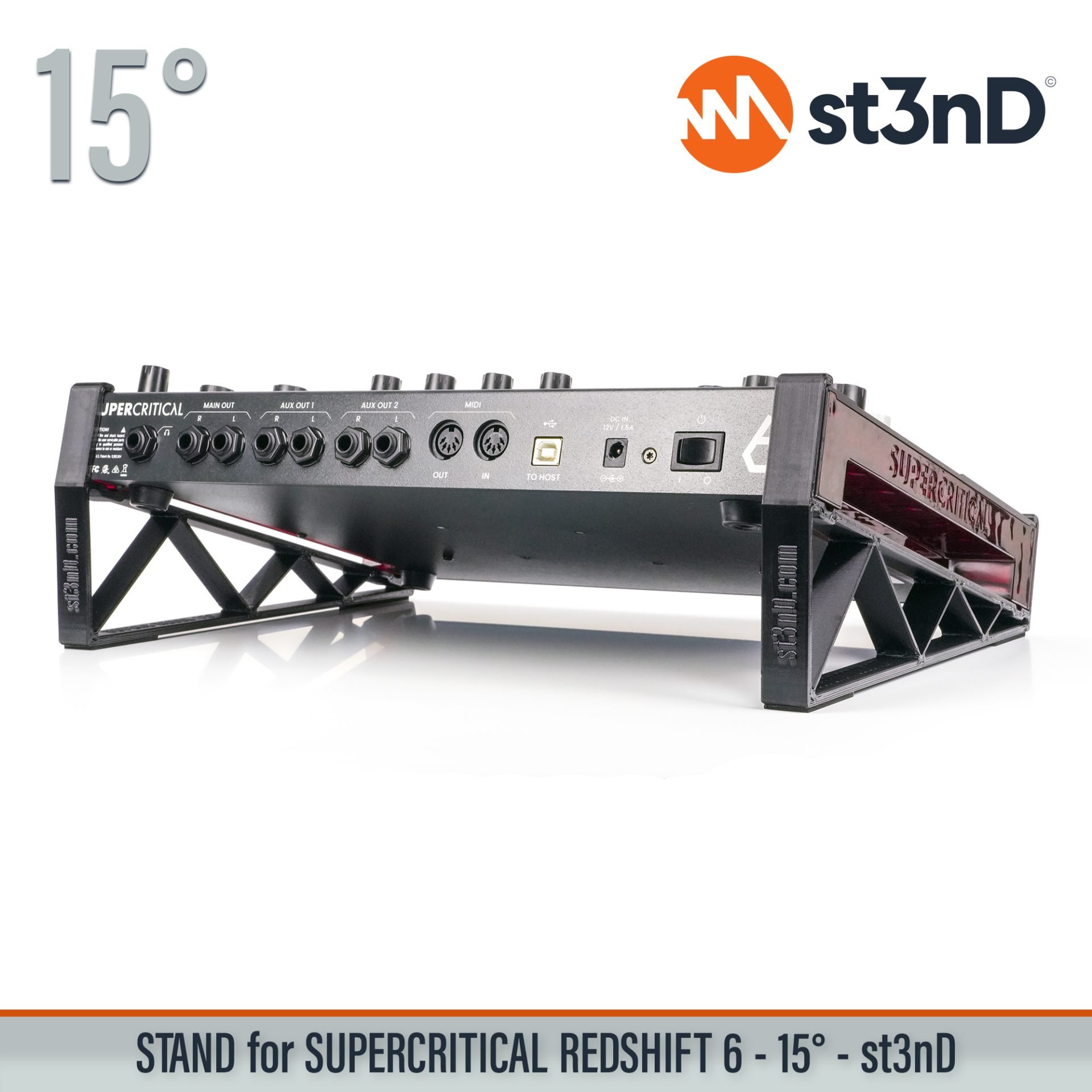 portable st3nD stable stand strong sturdy tilted SUPERCRITICAL REDSHIFT 6 analog synth SUPERCRITICAL REDSHIFT 6 analog synth analog synth