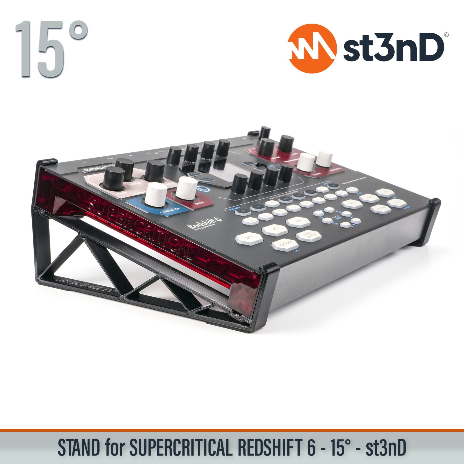 portable st3nD stable stand strong sturdy tilted SUPERCRITICAL REDSHIFT 6 analog synth SUPERCRITICAL REDSHIFT 6 analog synth analog synth