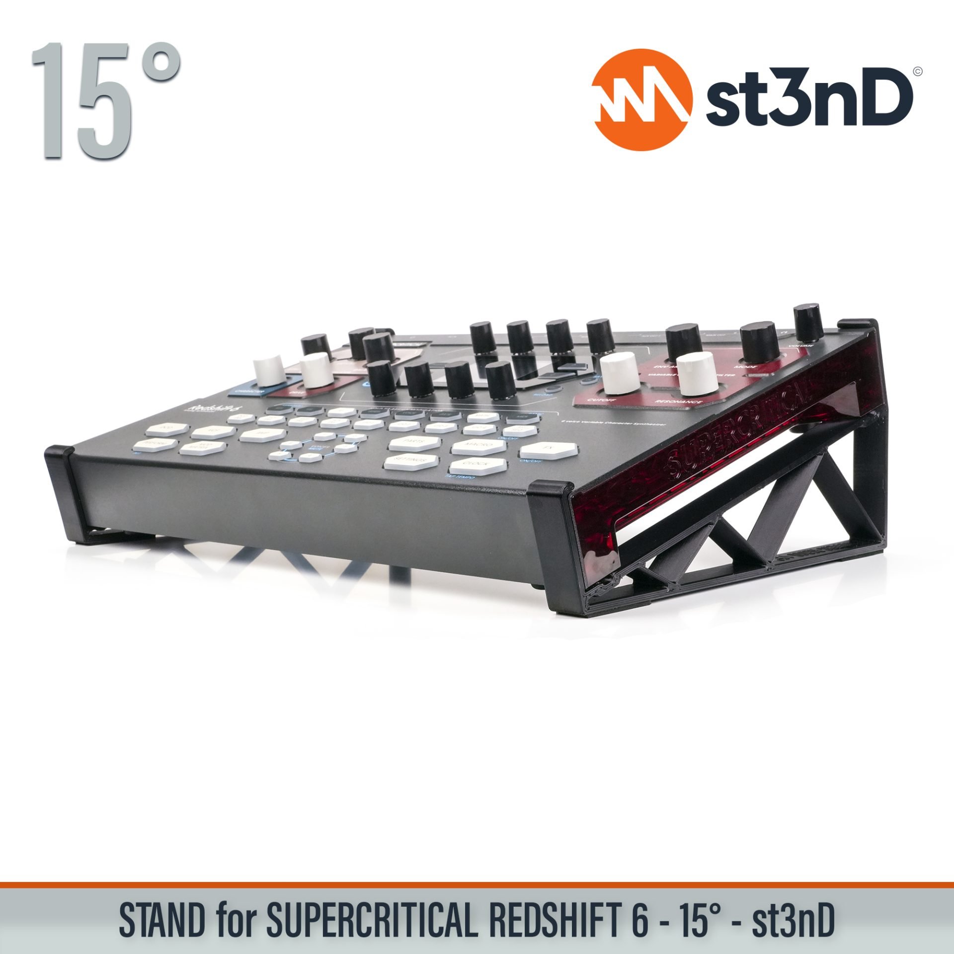 portable st3nD stable stand strong sturdy tilted SUPERCRITICAL REDSHIFT 6 analog synth SUPERCRITICAL REDSHIFT 6 analog synth analog synth
