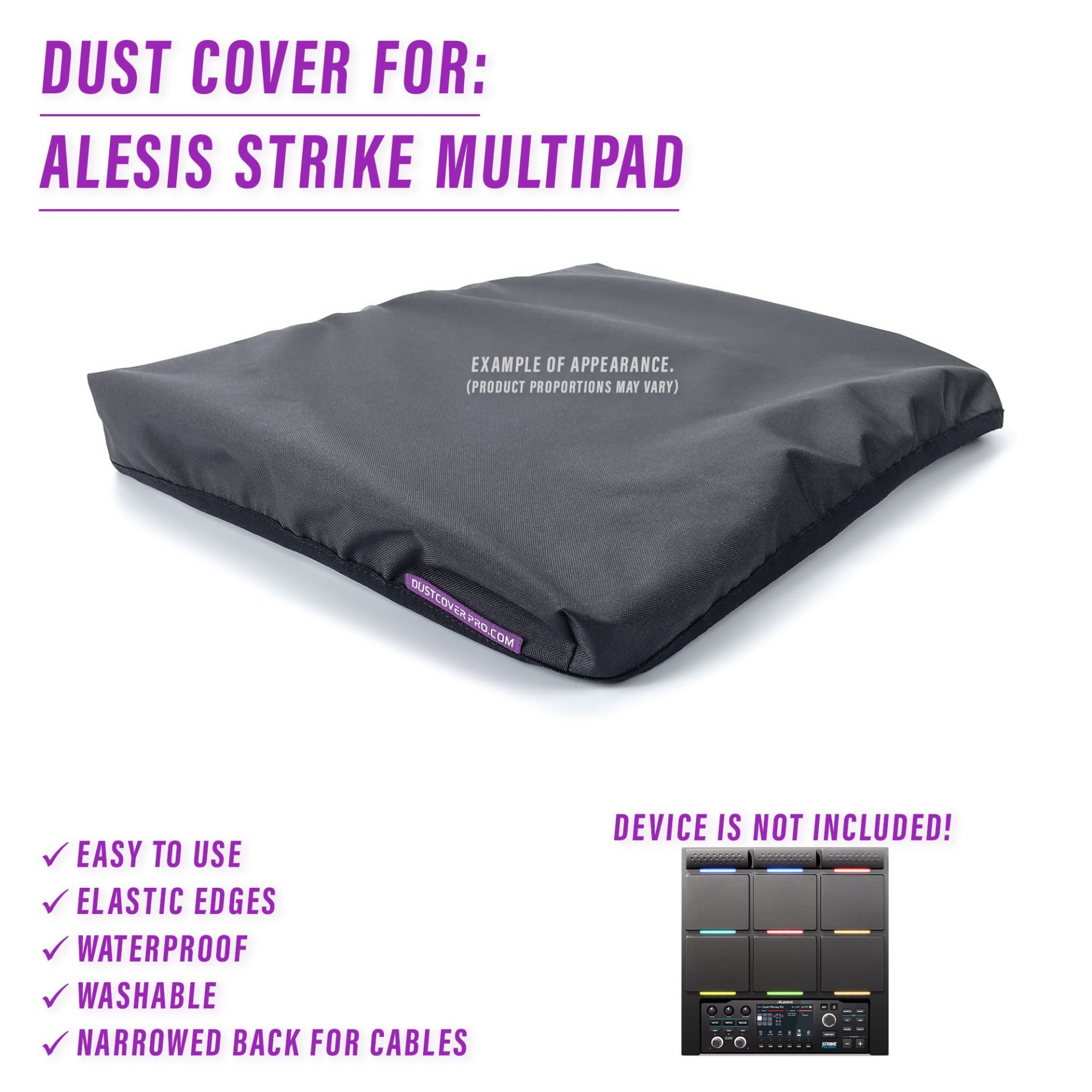 ALESIS dust cover dustcover dustcoverpro elastic good quality synth synth protection water resistant waterproof strike multipad alesis strike multipad