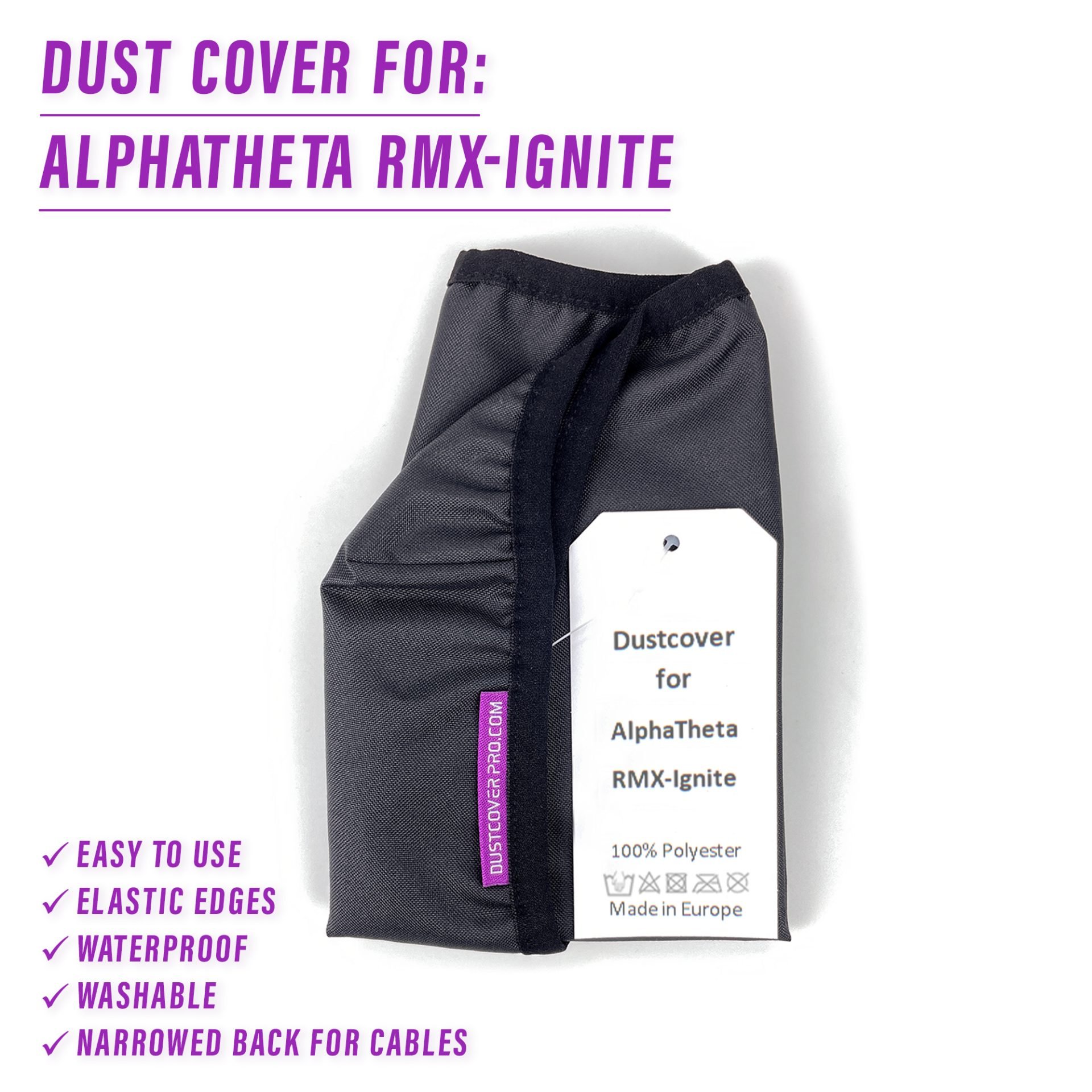 AlphaTheta dust cover dustcover dustcoverpro elastic PIONEER synth synth protection water resistant waterproof RMX-Ignite
