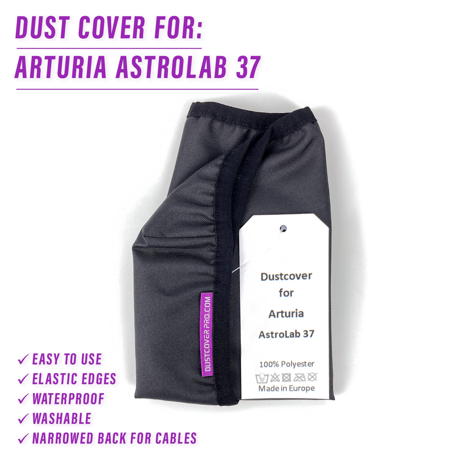 arturia dust cover dustcover dustcoverpro elastic synth synth protection water resistant waterproof astrolab 37
