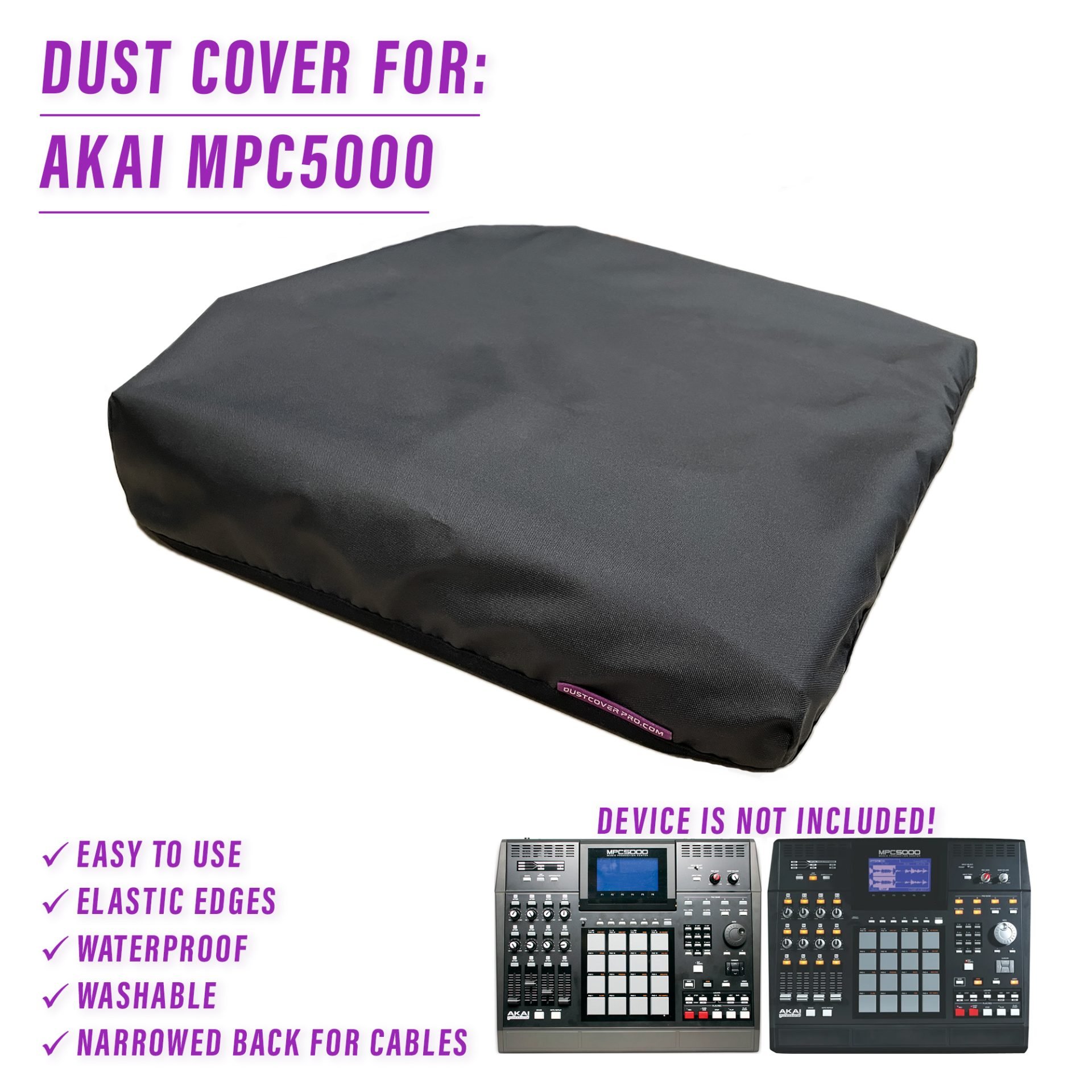 akai dust cover dustcover dustcoverpro elastic synth synth protection water resistant waterproof mpc 5000