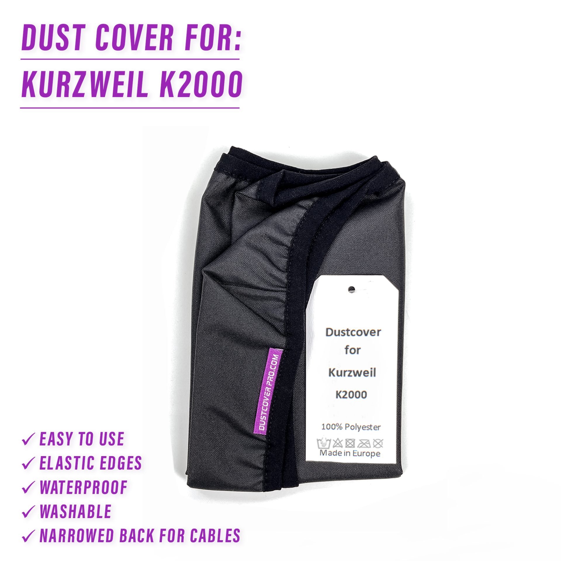 dcp dust cover dustcover dustcoverpro elastic kurzweil synth protection waterproof kurzweil K2000 K2000