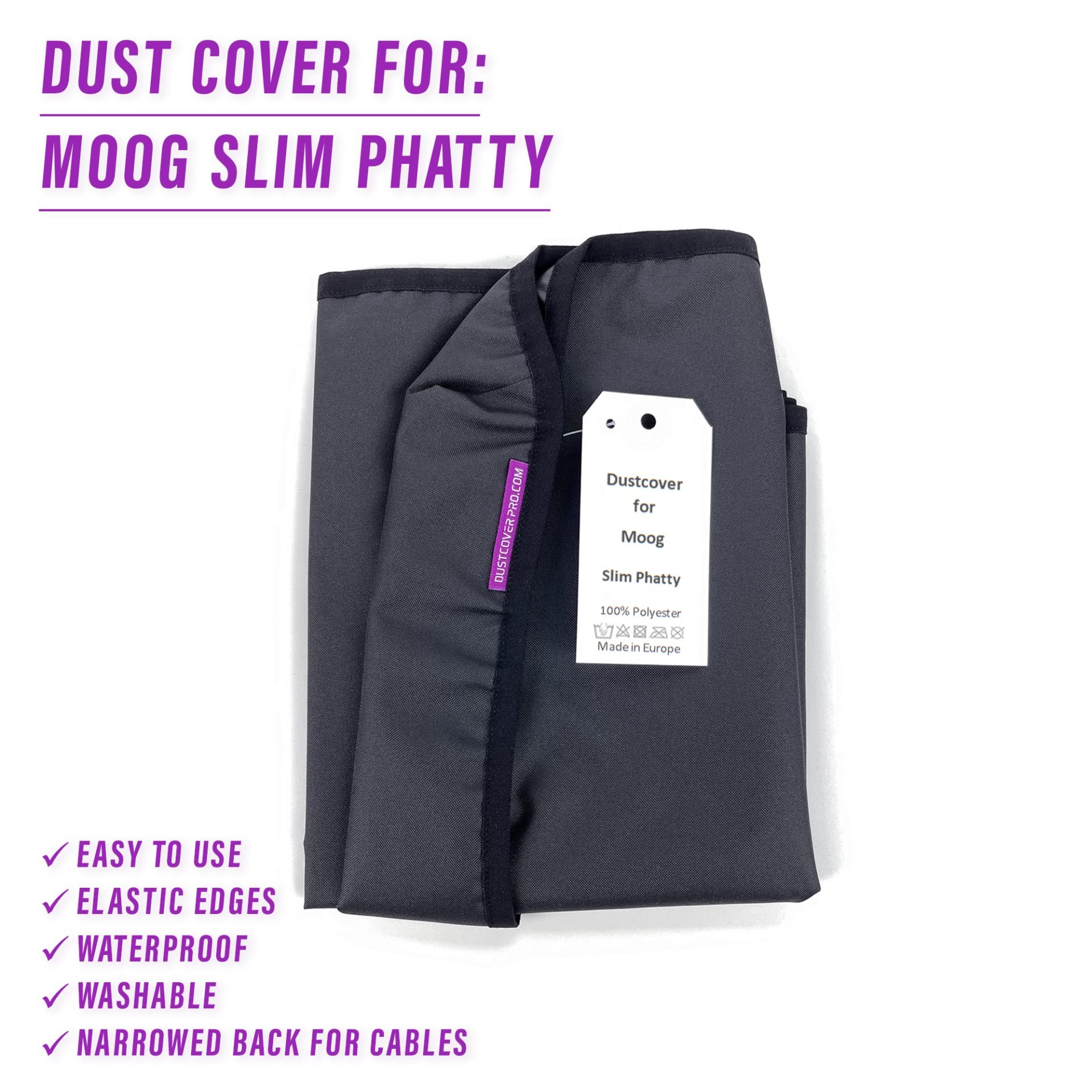 dust cover dustcover dustcoverpro elastic messenger MOOG Moog Synth synth synth protection water resistant waterproof slim phatty