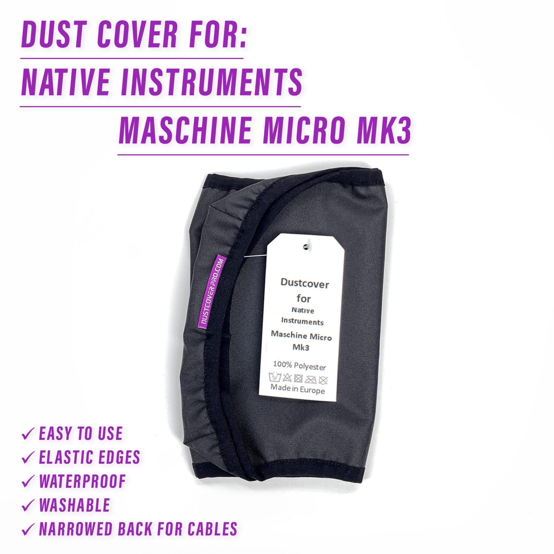 dust cover dustcover dustcoverpro elastic native instruments ni kontrol cover synth synth protection water resistant waterproof maschine mikro mk3