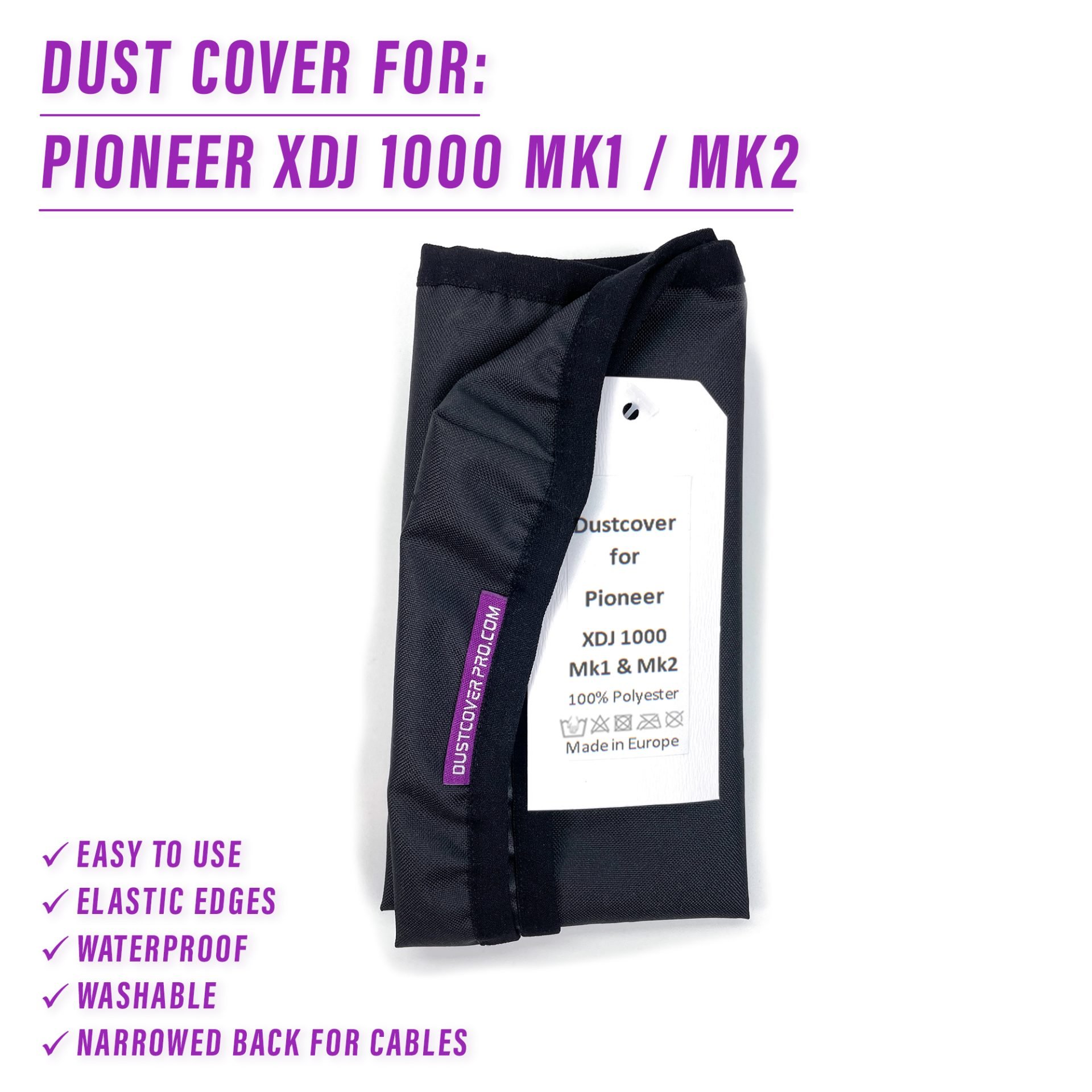 dust cover dustcover dustcoverpro elastic Pioneer DJ synth synth protection water resistant waterproof XDJ 1000 mk1 mk2 pioneer xdj 1000