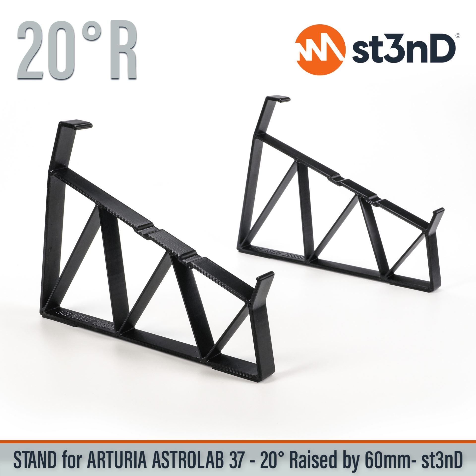 DAW, portable, sequencer, st3nD, stable, stand, strong, sturdy, synth accessory, tilted, Arturia AstroLab 37, Arturia, Arturia synth