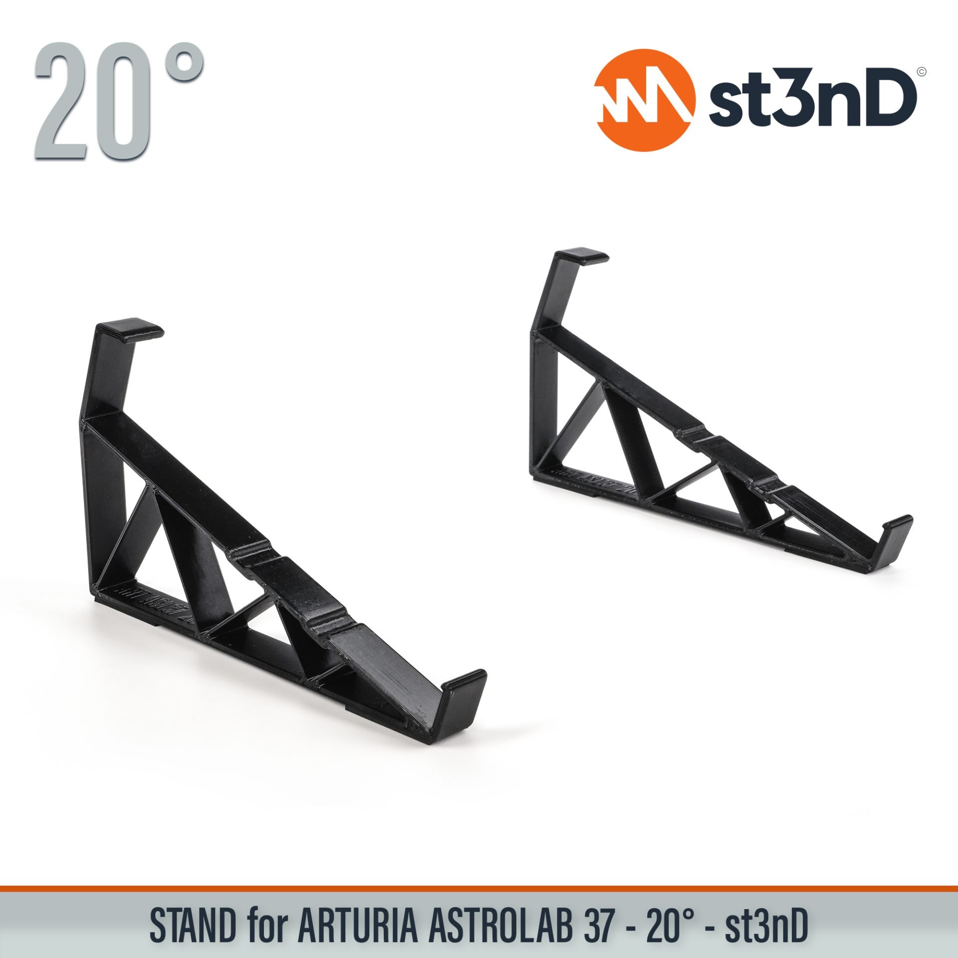 DAW, portable, sequencer, st3nD, stable, stand, strong, sturdy, synth accessory, tilted, Arturia AstroLab 37, Arturia, Arturia synth