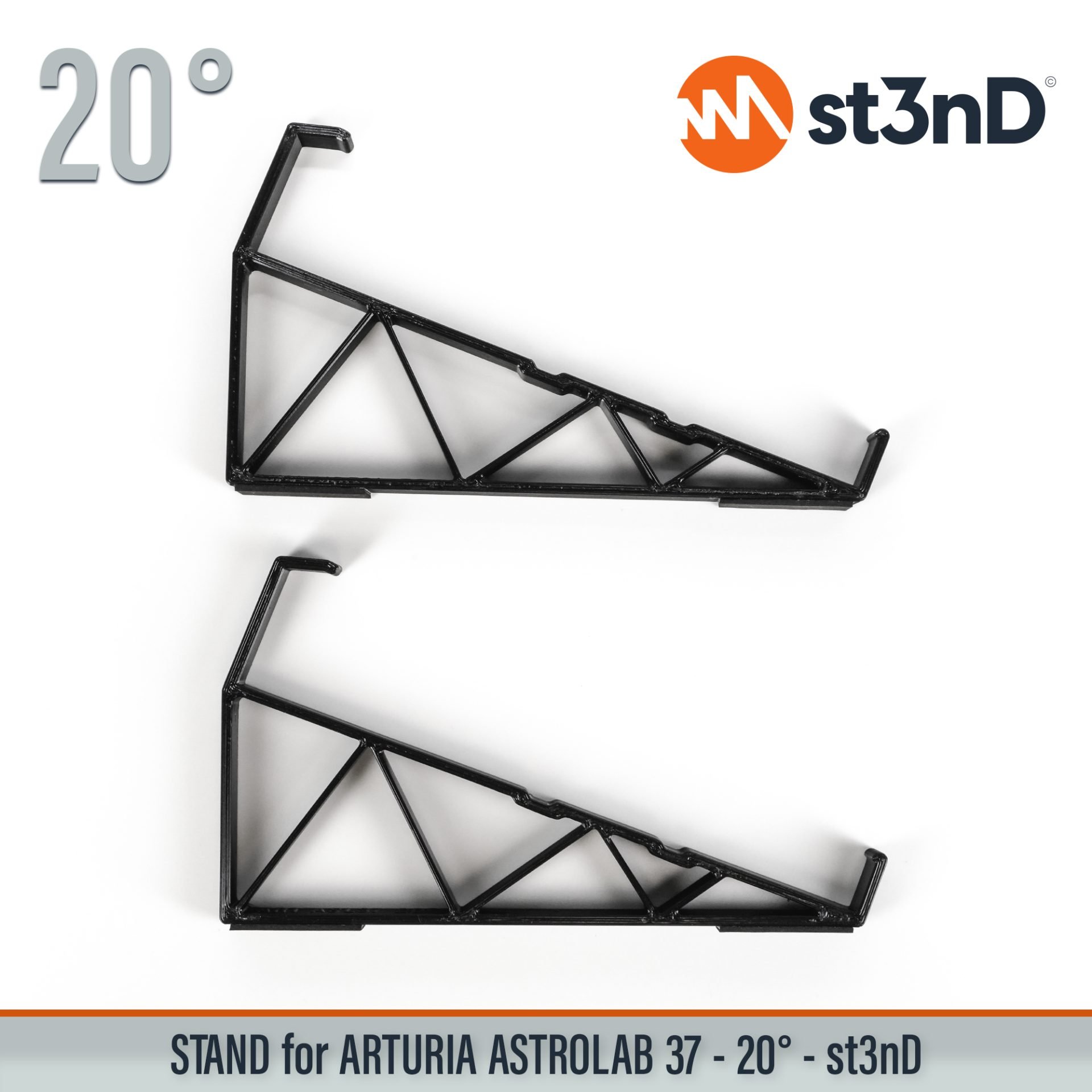 DAW, portable, sequencer, st3nD, stable, stand, strong, sturdy, synth accessory, tilted, Arturia AstroLab 37, Arturia, Arturia synth