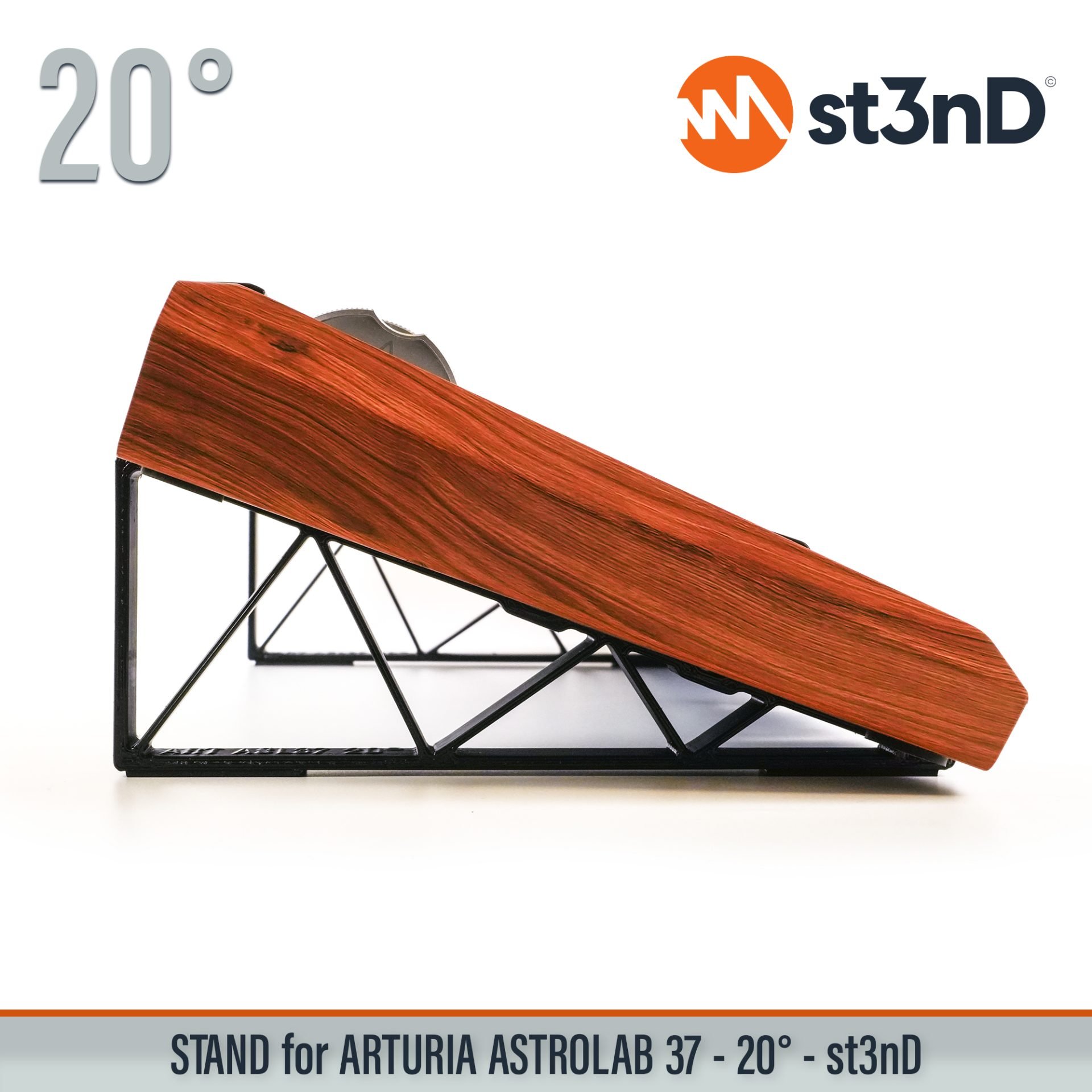 DAW, portable, sequencer, st3nD, stable, stand, strong, sturdy, synth accessory, tilted, Arturia AstroLab 37, Arturia, Arturia synth