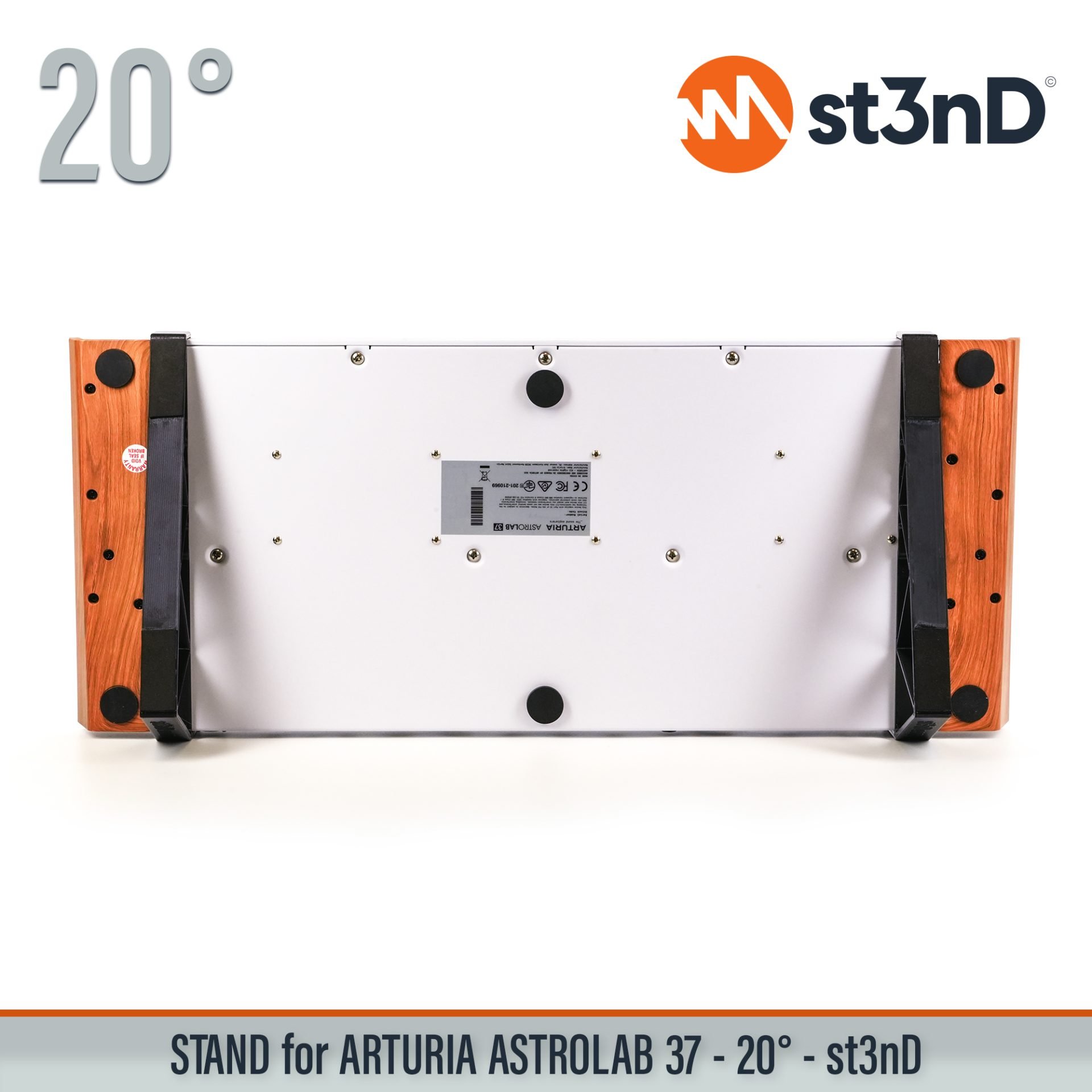 DAW, portable, sequencer, st3nD, stable, stand, strong, sturdy, synth accessory, tilted, Arturia AstroLab 37, Arturia, Arturia synth