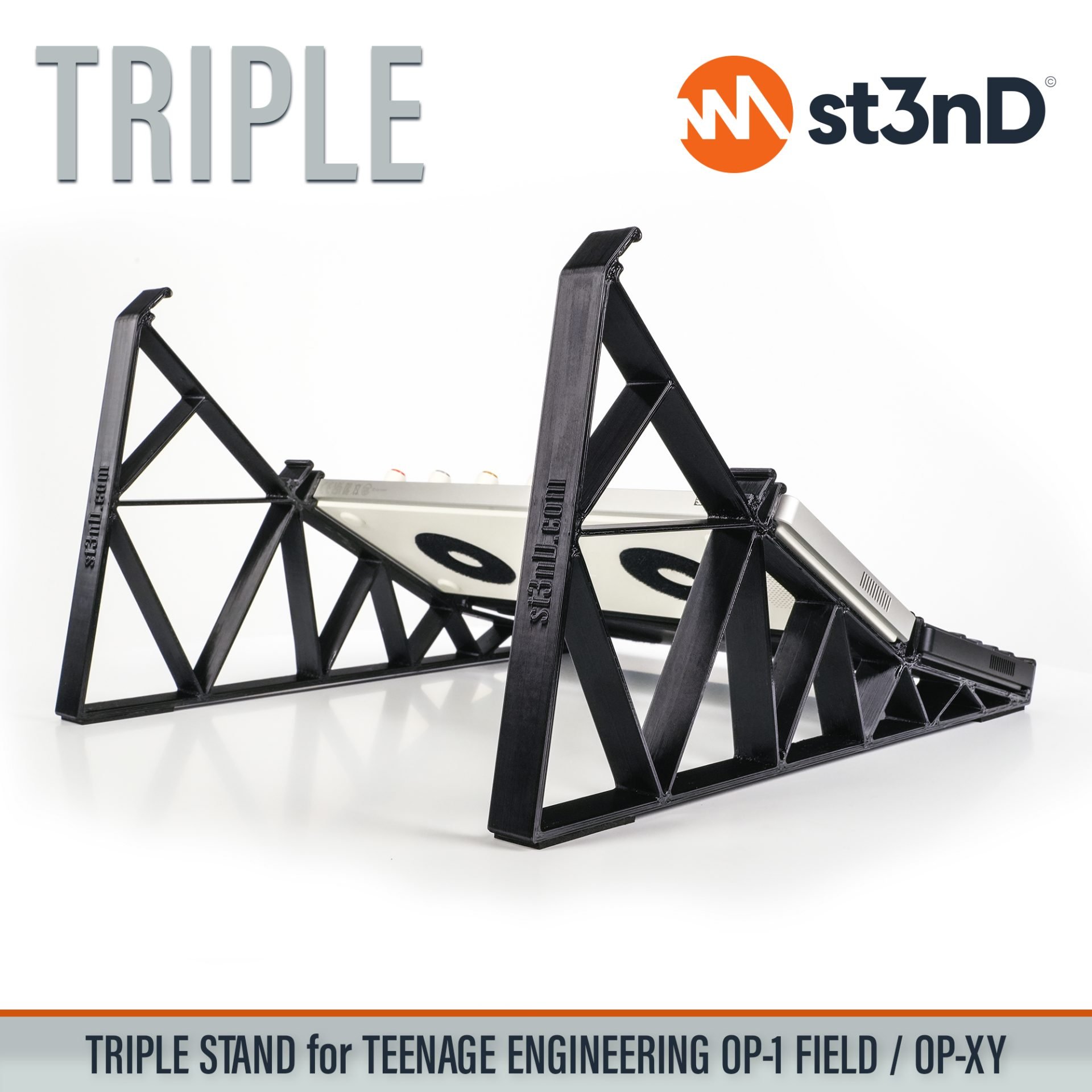 OP-1 Field, OP-XY, OP1 Field, portable, st3nD, stable, stand, strong, sturdy, Teenage Engineering, tilted