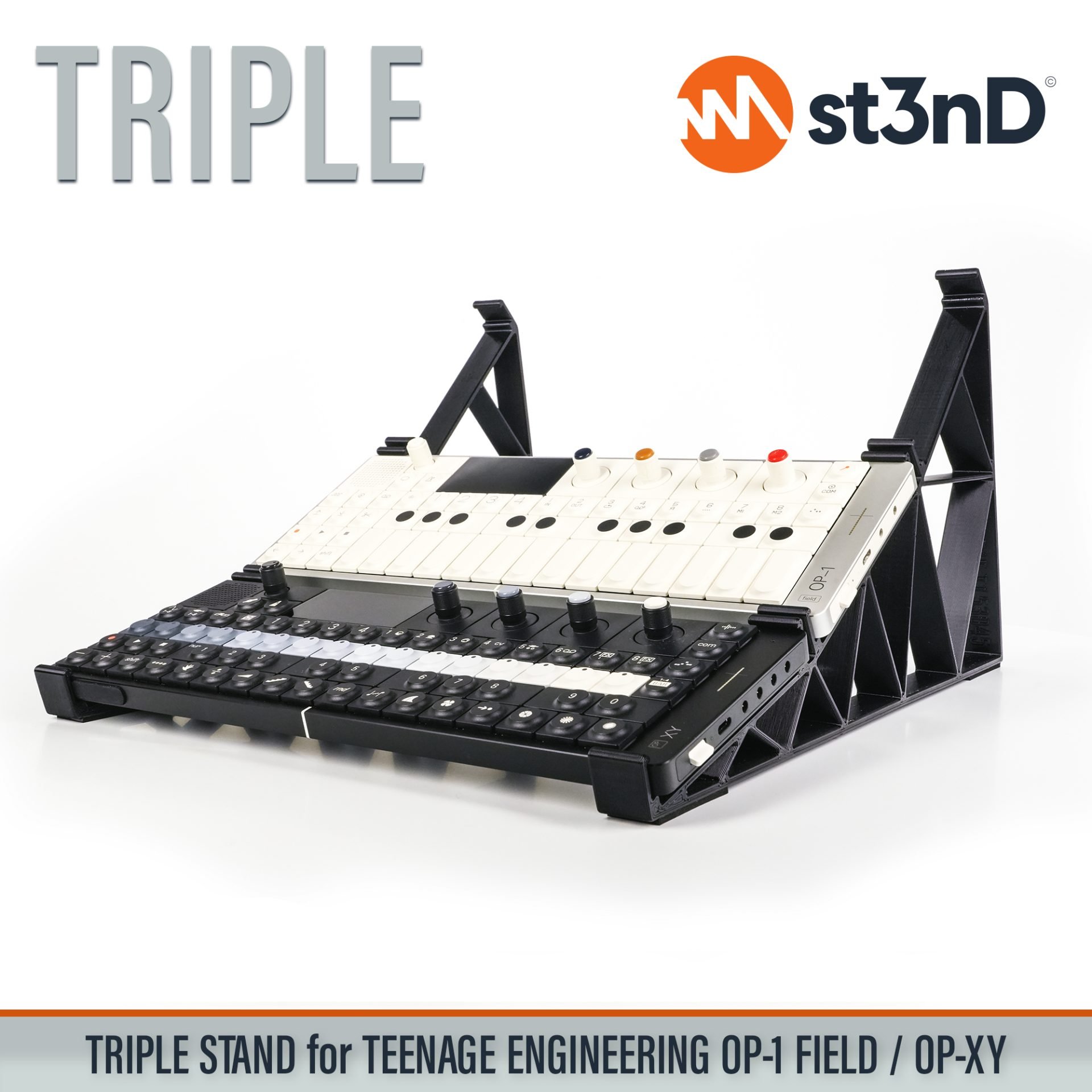 OP-1 Field, OP-XY, OP1 Field, portable, st3nD, stable, stand, strong, sturdy, Teenage Engineering, tilted
