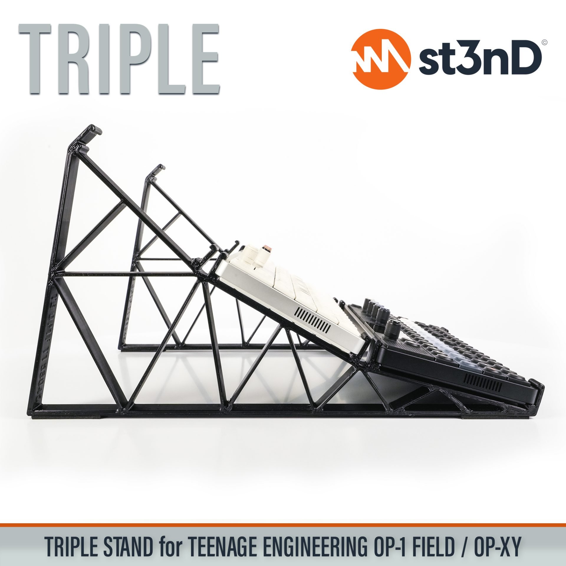 OP-1 Field, OP-XY, OP1 Field, portable, st3nD, stable, stand, strong, sturdy, Teenage Engineering, tilted