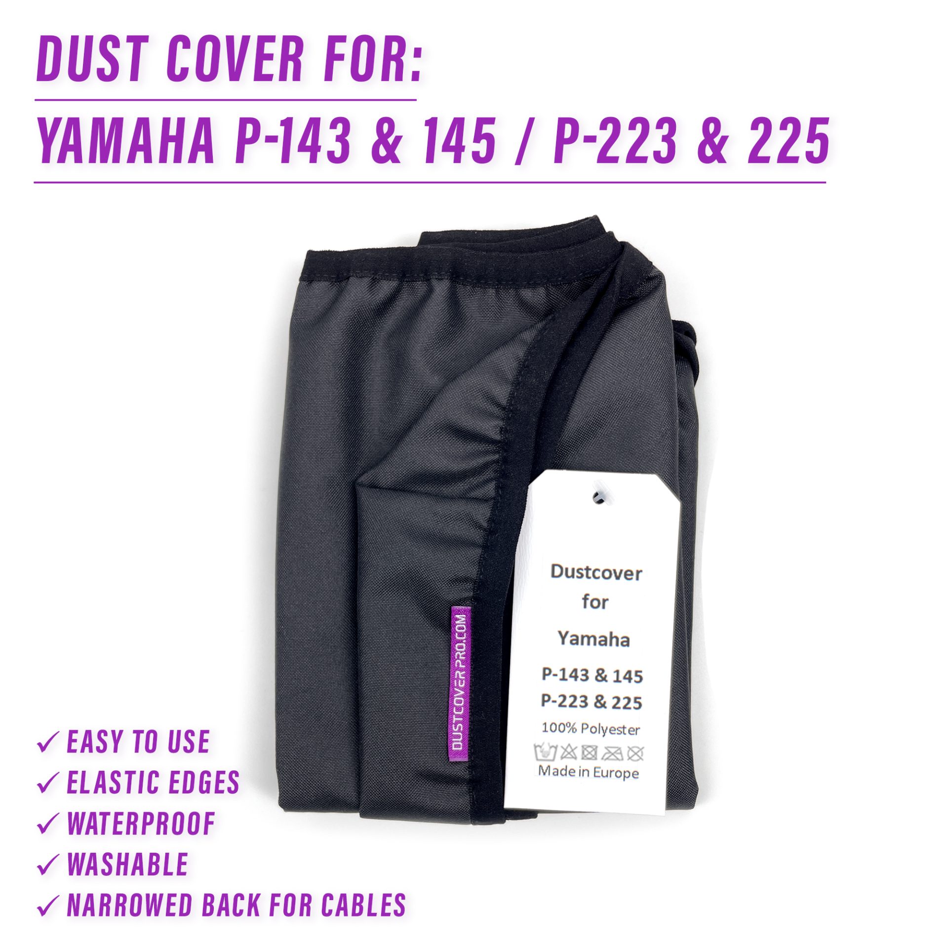 dust cover dustcover dustcoverpro elastic P-145 synth synth protection water resistant waterproof yamaha yamaha p145 P-143 P-223 P-225