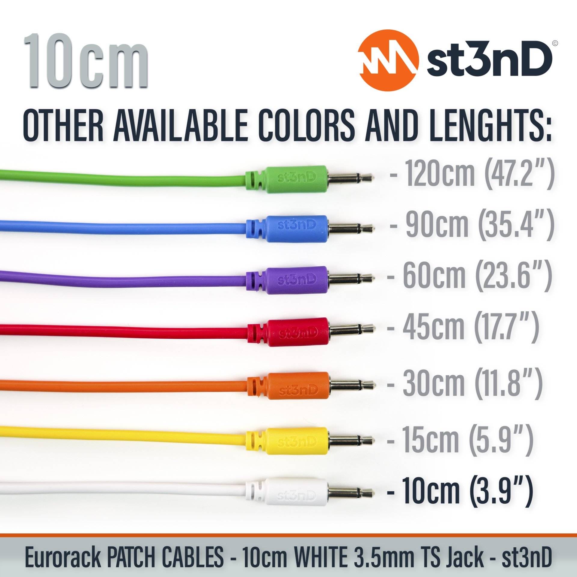 modular eurorack patch cable 3.5mm mono jack eurorack cable holder semimodular modular patch cable pvc patch cable short patch cable synth accessory