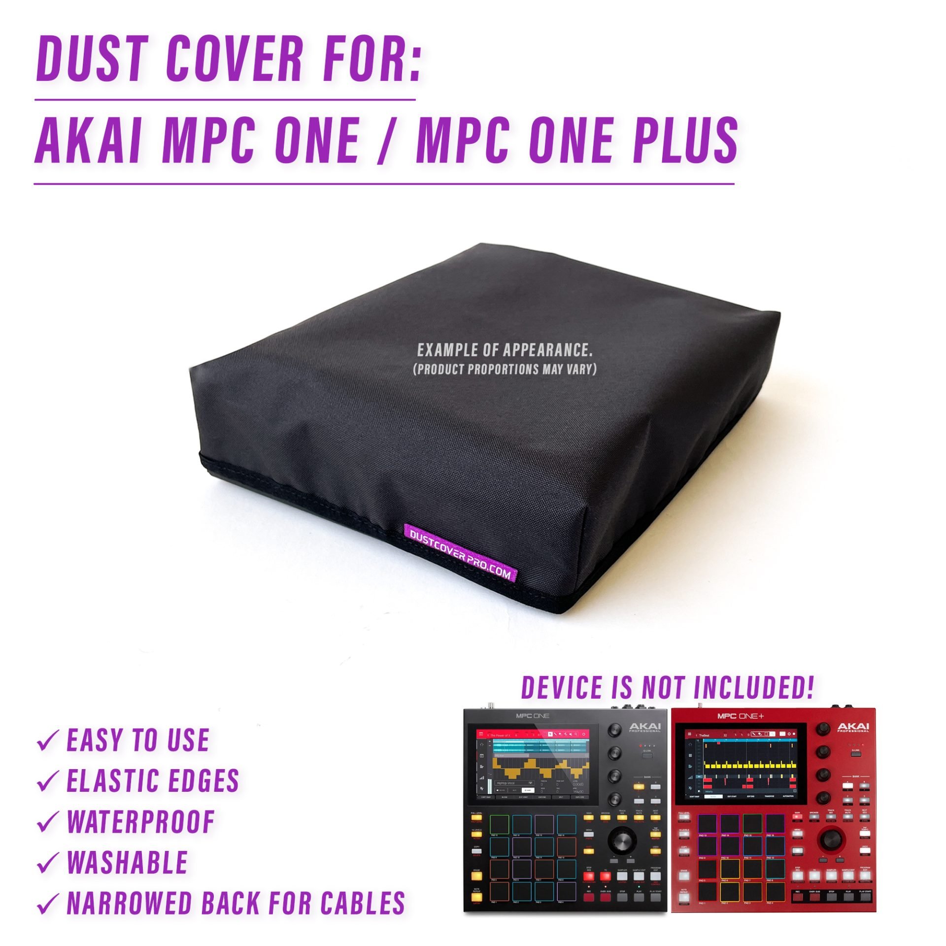 akai akai mpc AKAI Mpc One dust cover dustcover dustcoverpro elastic Mpc One protection spill synth waterproof AKAI Mpc One Plus mpc one+