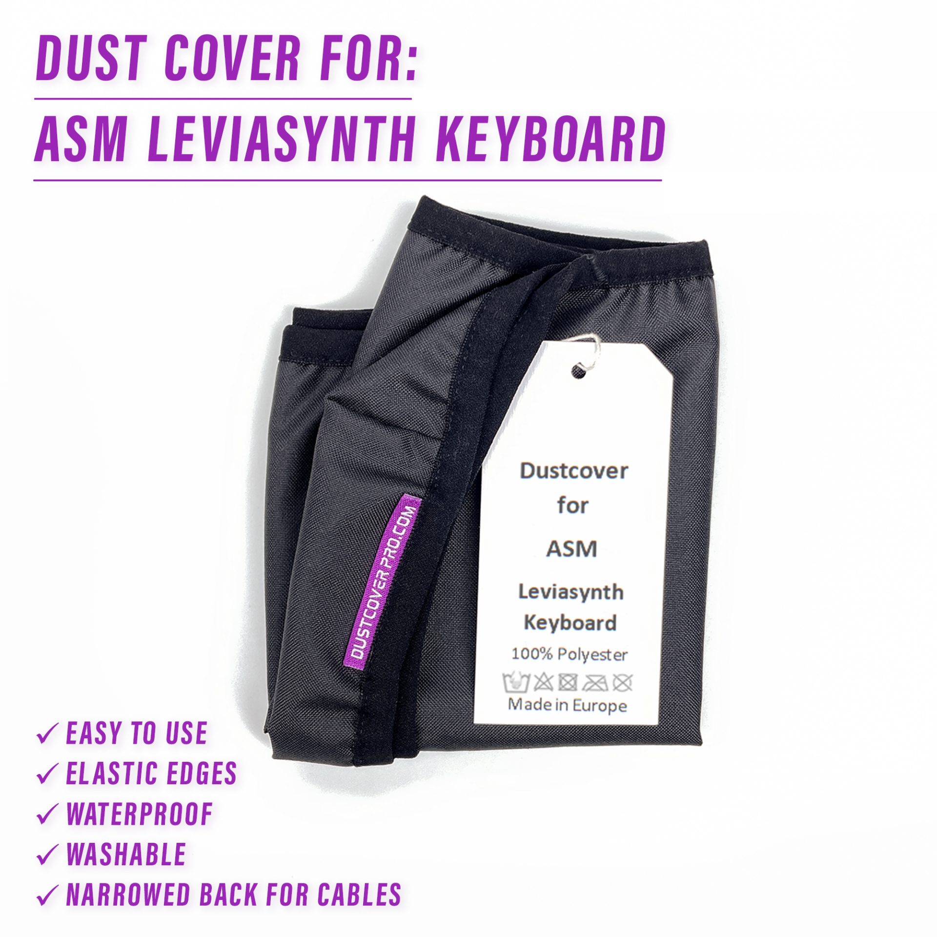 ASM dust cover dustcover dustcoverpro elastic synth protection water resistant waterproof leviasynth keyboard