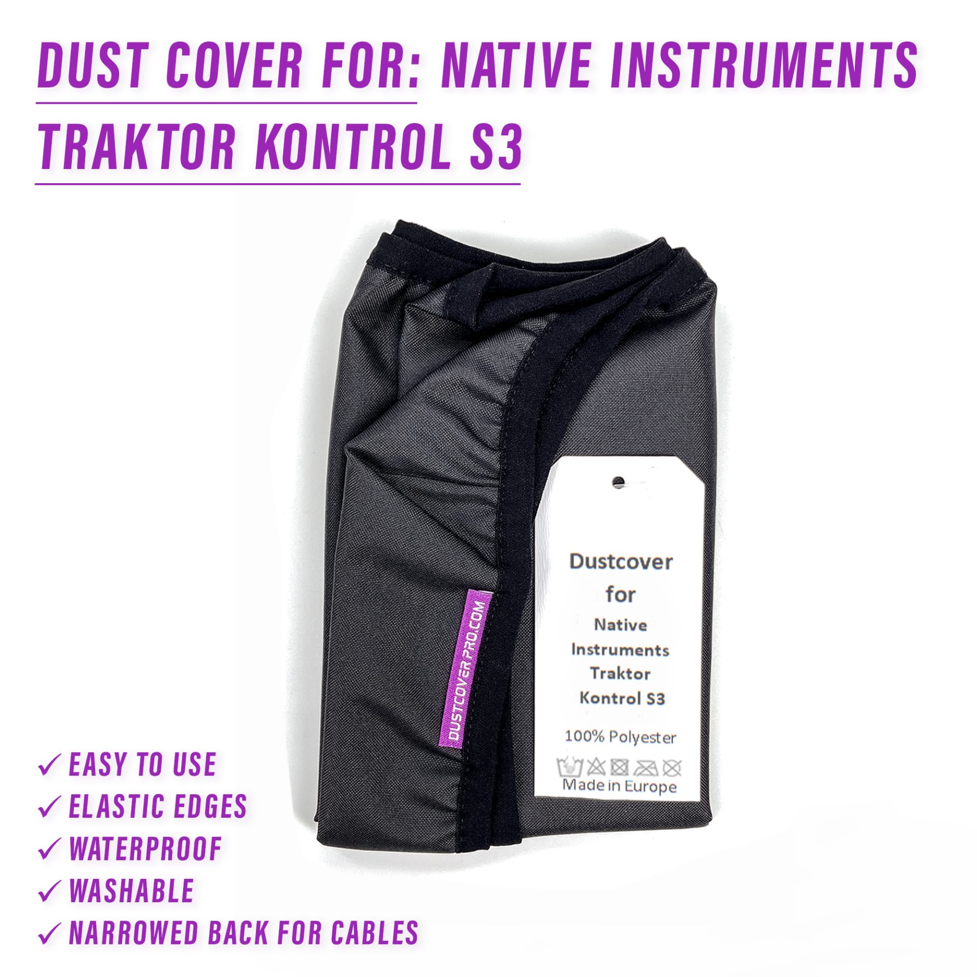 dust cover dustcover dustcoverpro elastic midi controller native instruments synth synth protection traktor kontrol S3 water resistant waterproof