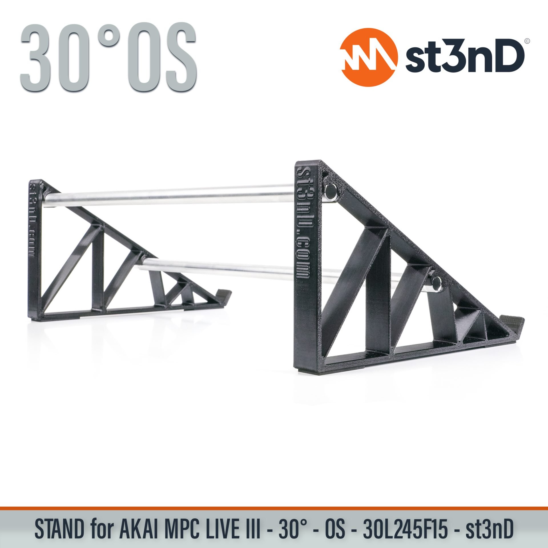 controller home studio instrument accessory portable st3nD stable stand strong studio accessory sturdy synth synth accessory tilted AKAI MPC LIVE III AKAI MPC LIVE III AKAI MPC LIVE 3 MPC LIVE 3
