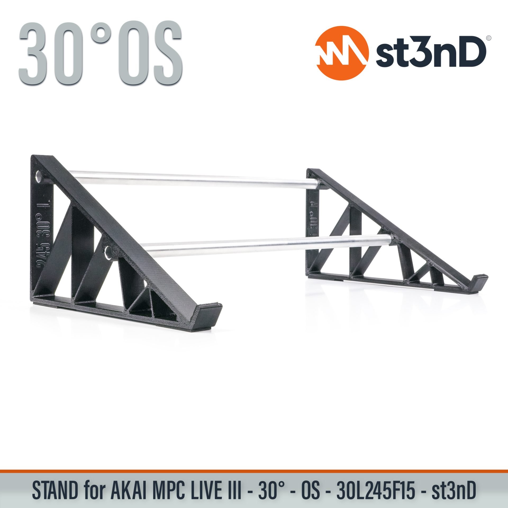 controller home studio instrument accessory portable st3nD stable stand strong studio accessory sturdy synth synth accessory tilted AKAI MPC LIVE III AKAI MPC LIVE III AKAI MPC LIVE 3 MPC LIVE 3