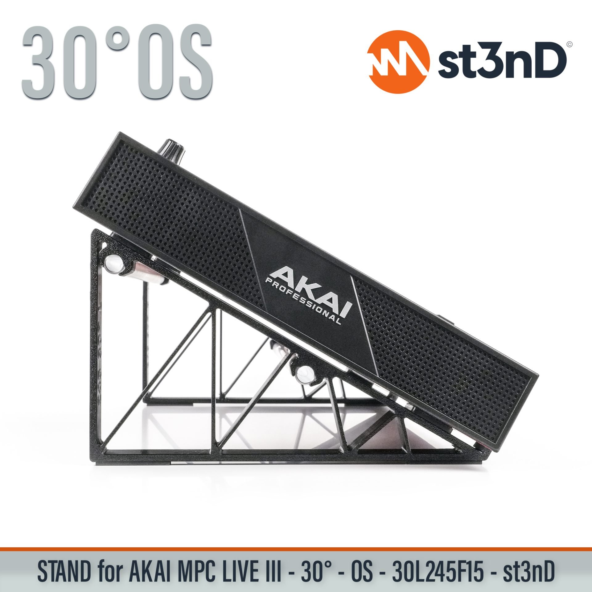 controller home studio instrument accessory portable st3nD stable stand strong studio accessory sturdy synth synth accessory tilted AKAI MPC LIVE III AKAI MPC LIVE III AKAI MPC LIVE 3 MPC LIVE 3