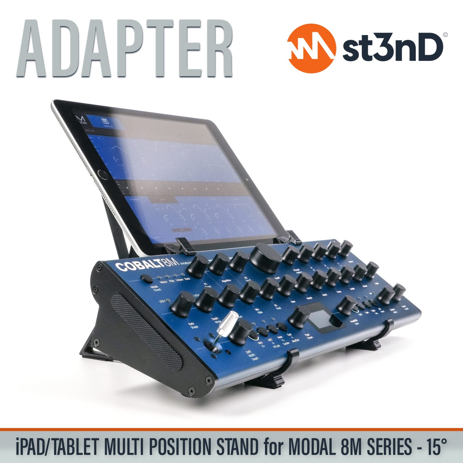 COBALT8M home studio iPad tablet holder MODAL Electronics MODAL ELECTRONICS ARGON8M MODAL ELECTRONICS carbon8m MODAL ELECTRONICS COBALT8M MODALapp portable st3nD stable stand strong studio device studio hardware sturdy tilted
