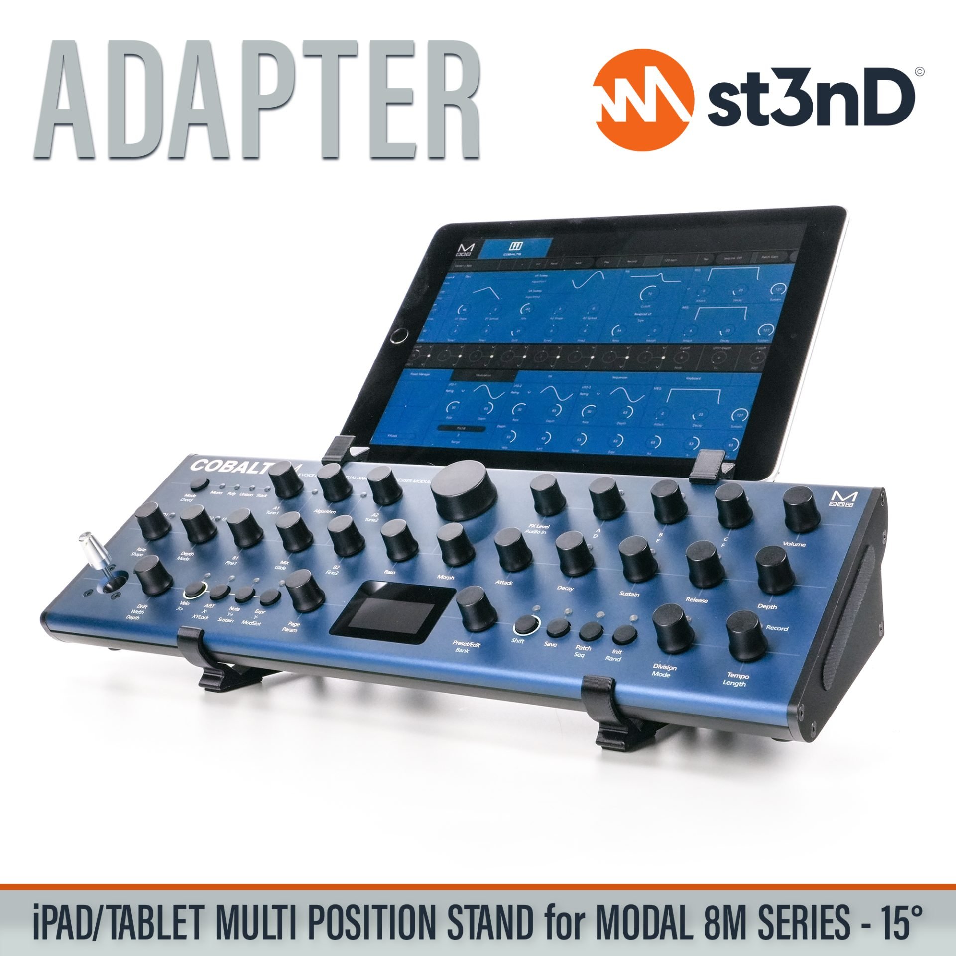 COBALT8M home studio iPad tablet holder MODAL Electronics MODAL ELECTRONICS ARGON8M MODAL ELECTRONICS carbon8m MODAL ELECTRONICS COBALT8M MODALapp portable st3nD stable stand strong studio device studio hardware sturdy tilted