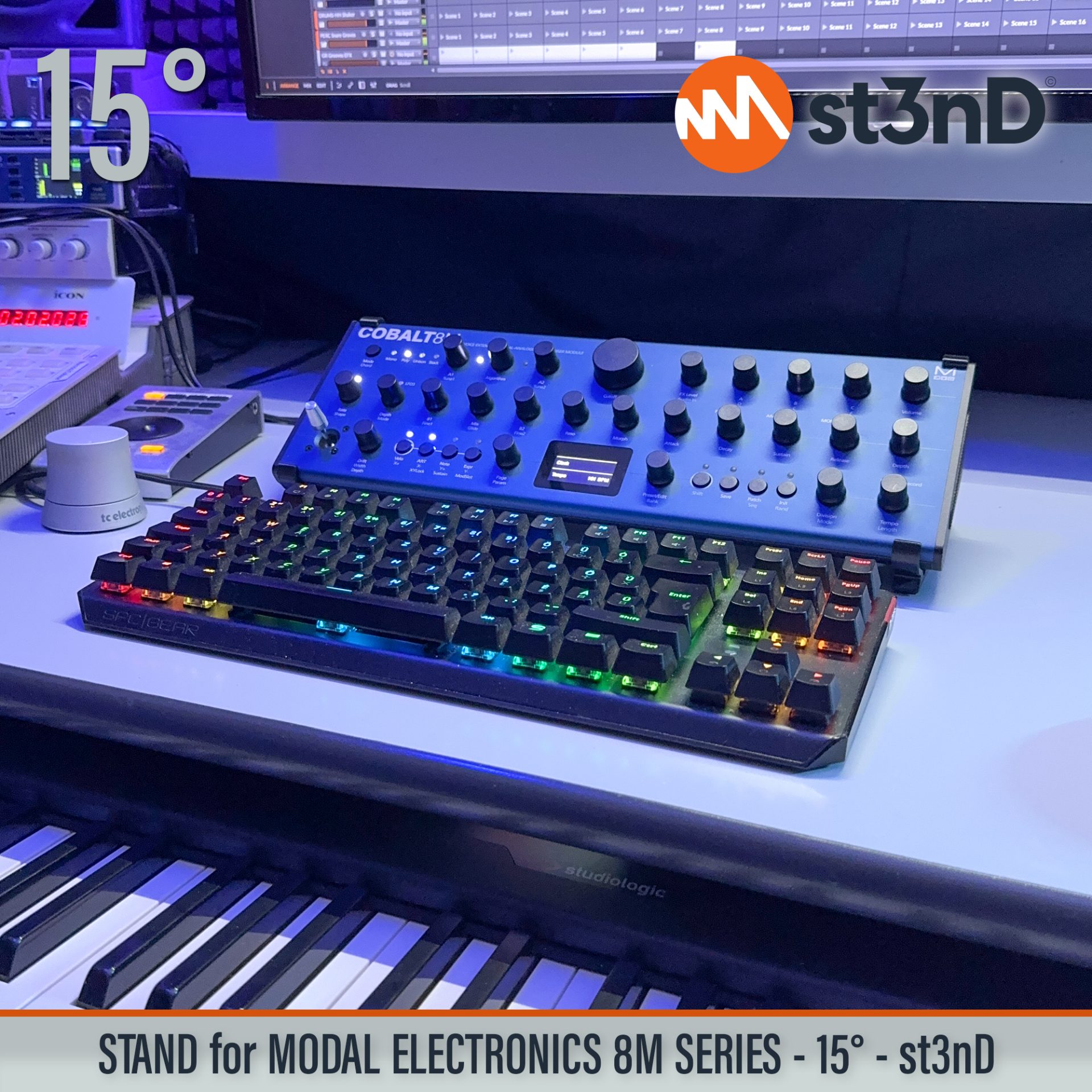 COBALT8M home studio MODAL Electronics MODAL ELECTRONICS ARGON8M MODAL ELECTRONICS carbon8m MODAL ELECTRONICS COBALT8M portable st3nD stable stand strong studio device studio hardware sturdy tilted