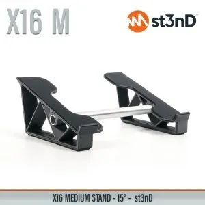 adjustable audio interface stand, universal audio interface stand, desktop audio interface stand, studio interface stand, tilted audio interface stand