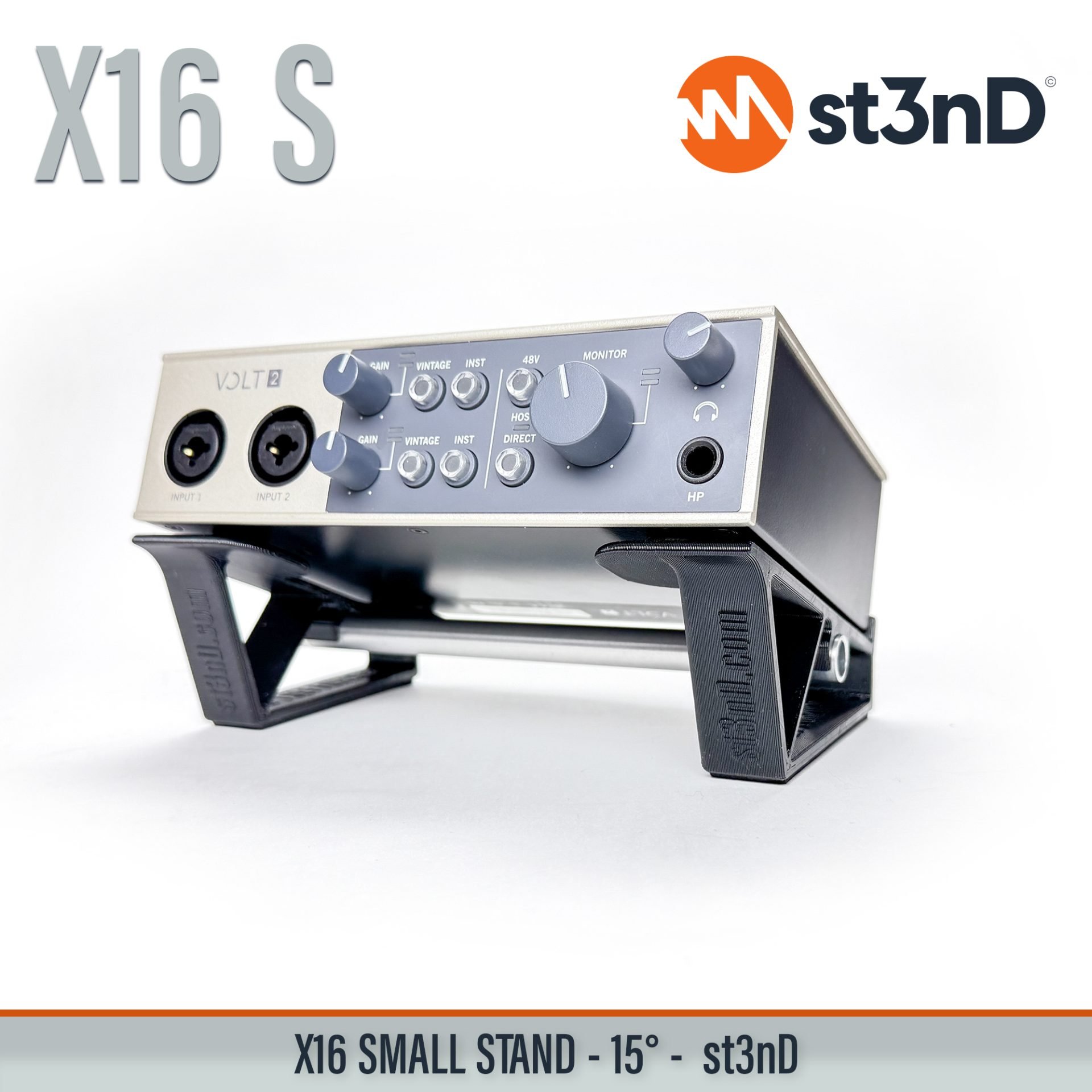 adjustable audio interface stand desktop audio interface stand portable st3nD stable strong studio accessory studio gear accessories studio interface stand sturdy tilted audio interface stand universal audio interface stand
