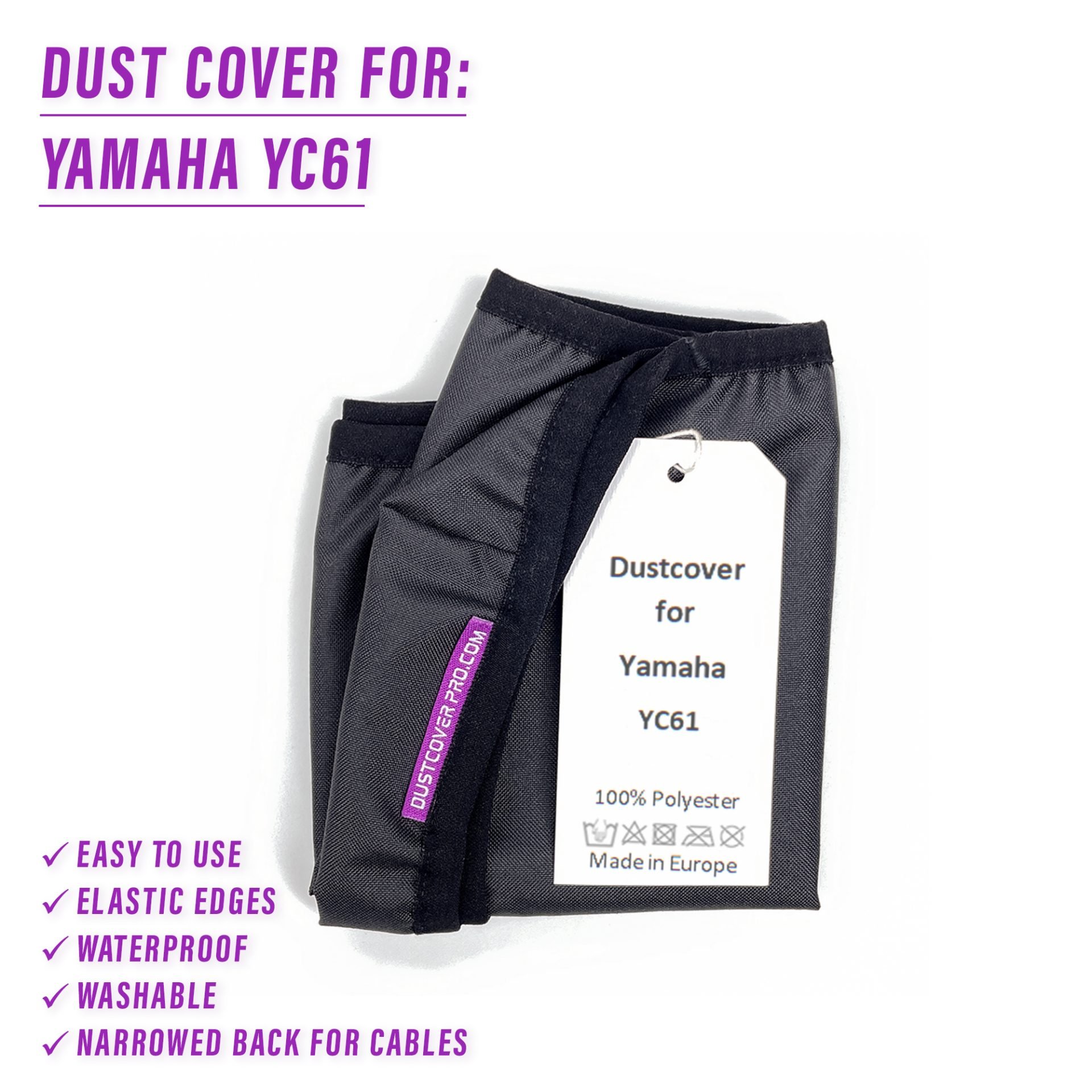 dust cover dustcover dustcoverpro elastic synth synth protection water resistant waterproof yamaha yc61