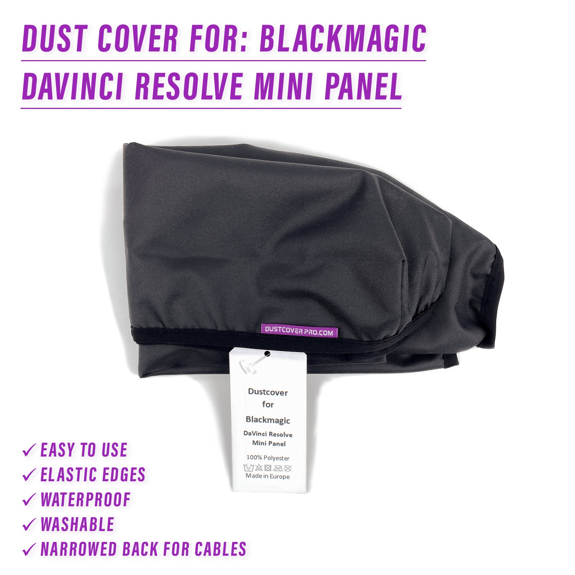 Blackmagic design dcp dust cover dustcoverpro DaVinci Resolve Mini Panel