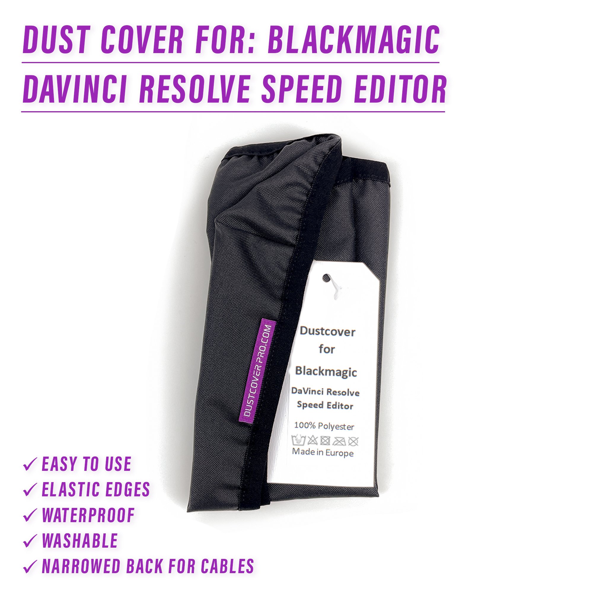 Blackmagic design dcp dust cover dustcoverpro DaVinci Resolve Speed Editor
