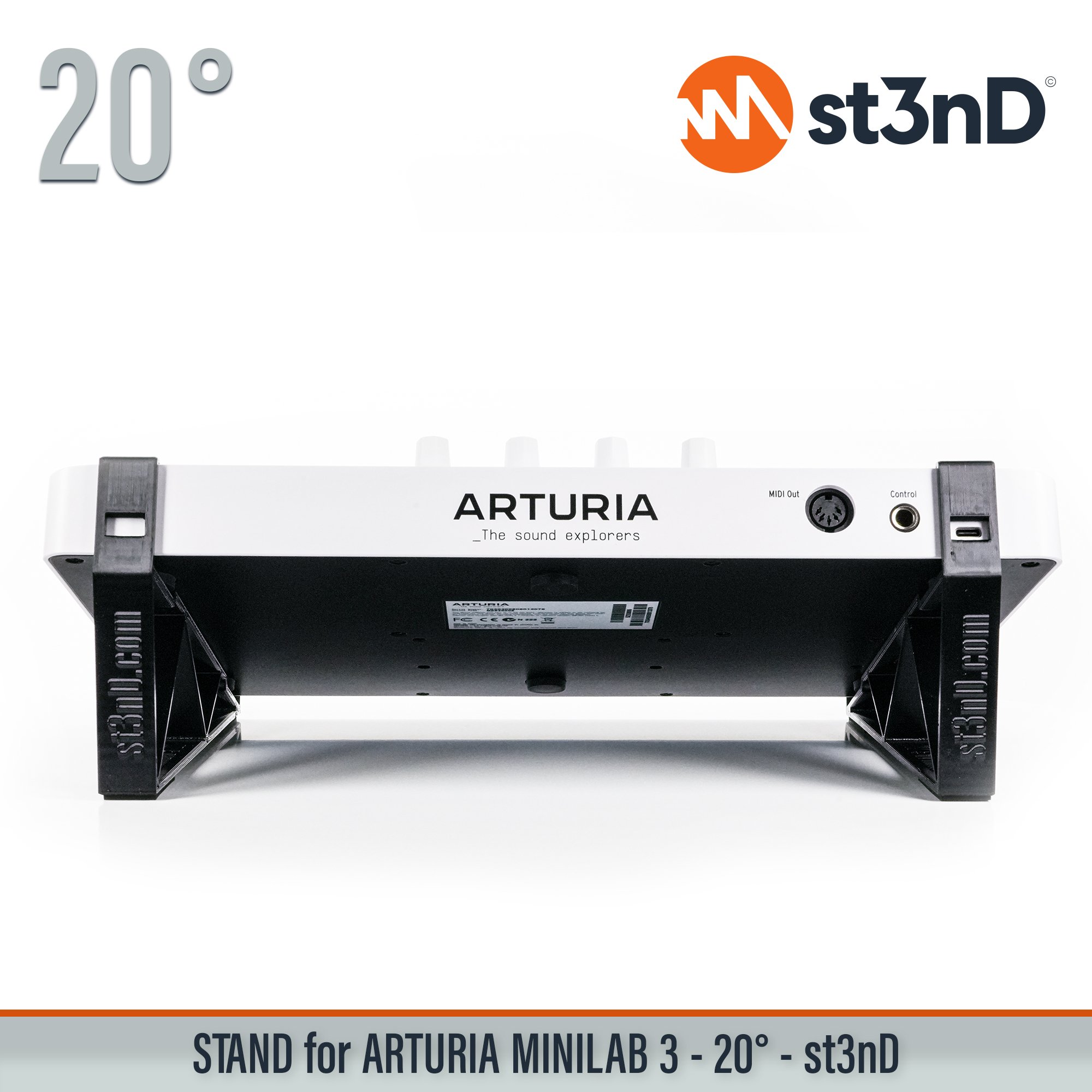 arturia ARTURIA Minilab Mk2 minilab portable st3nD stable stand strong studio accessory sturdy tilted ARTURIA Minilab 3 Minilab 3
