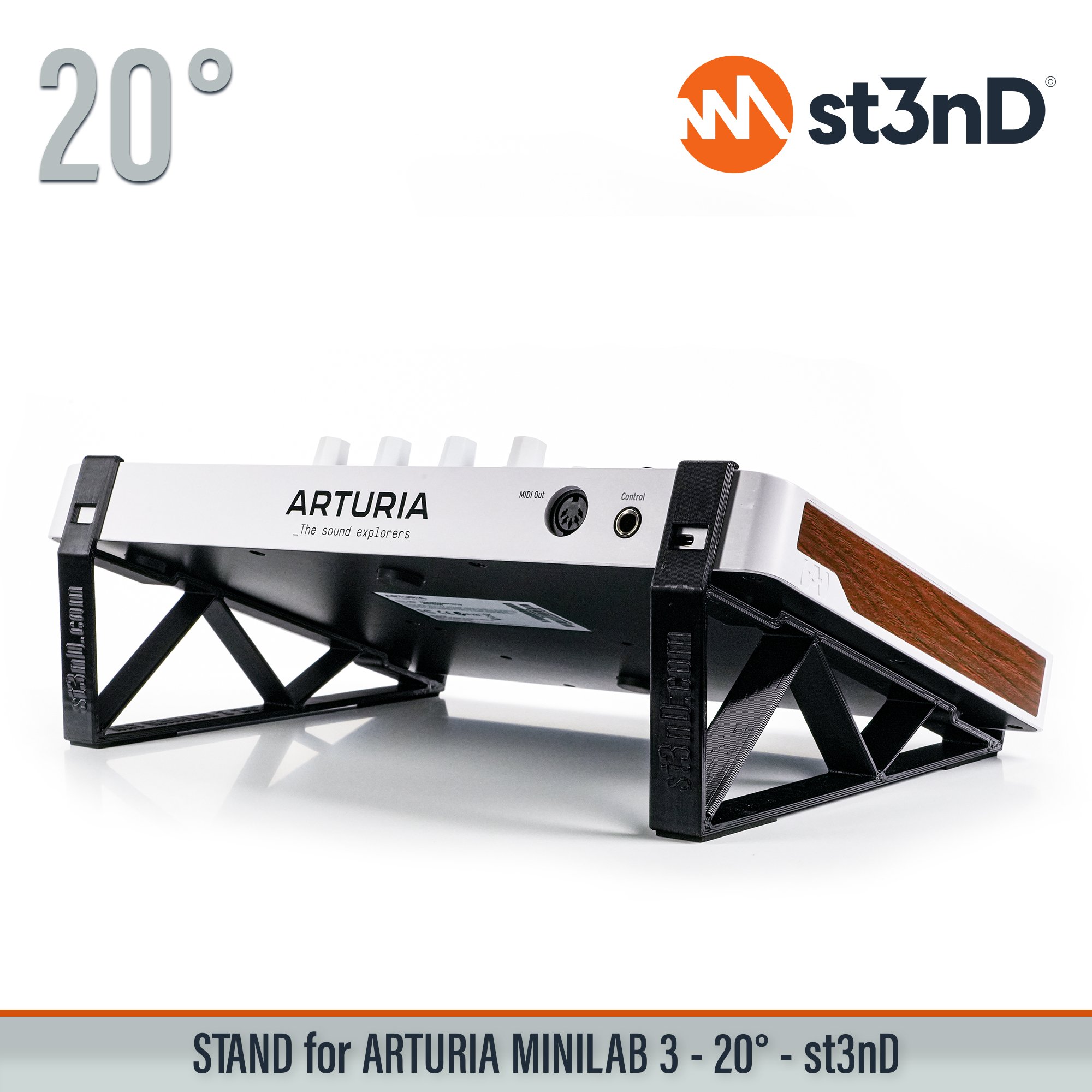 arturia ARTURIA Minilab Mk2 minilab portable st3nD stable stand strong studio accessory sturdy tilted ARTURIA Minilab 3 Minilab 3