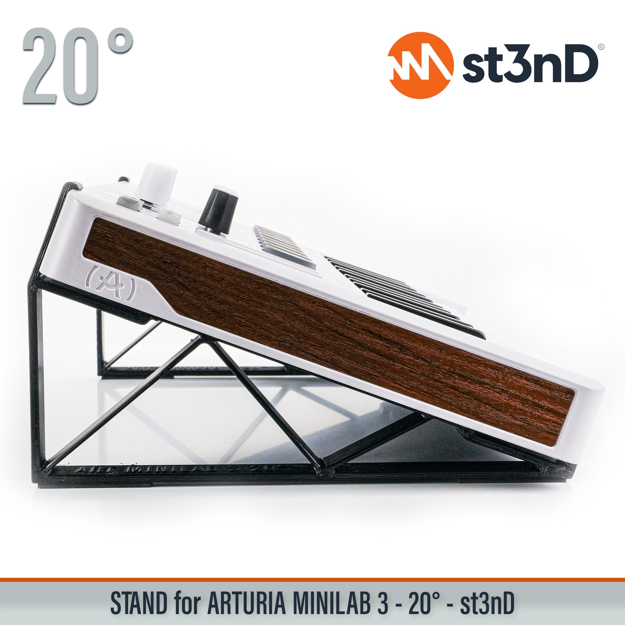 arturia ARTURIA Minilab Mk2 minilab portable st3nD stable stand strong studio accessory sturdy tilted ARTURIA Minilab 3 Minilab 3
