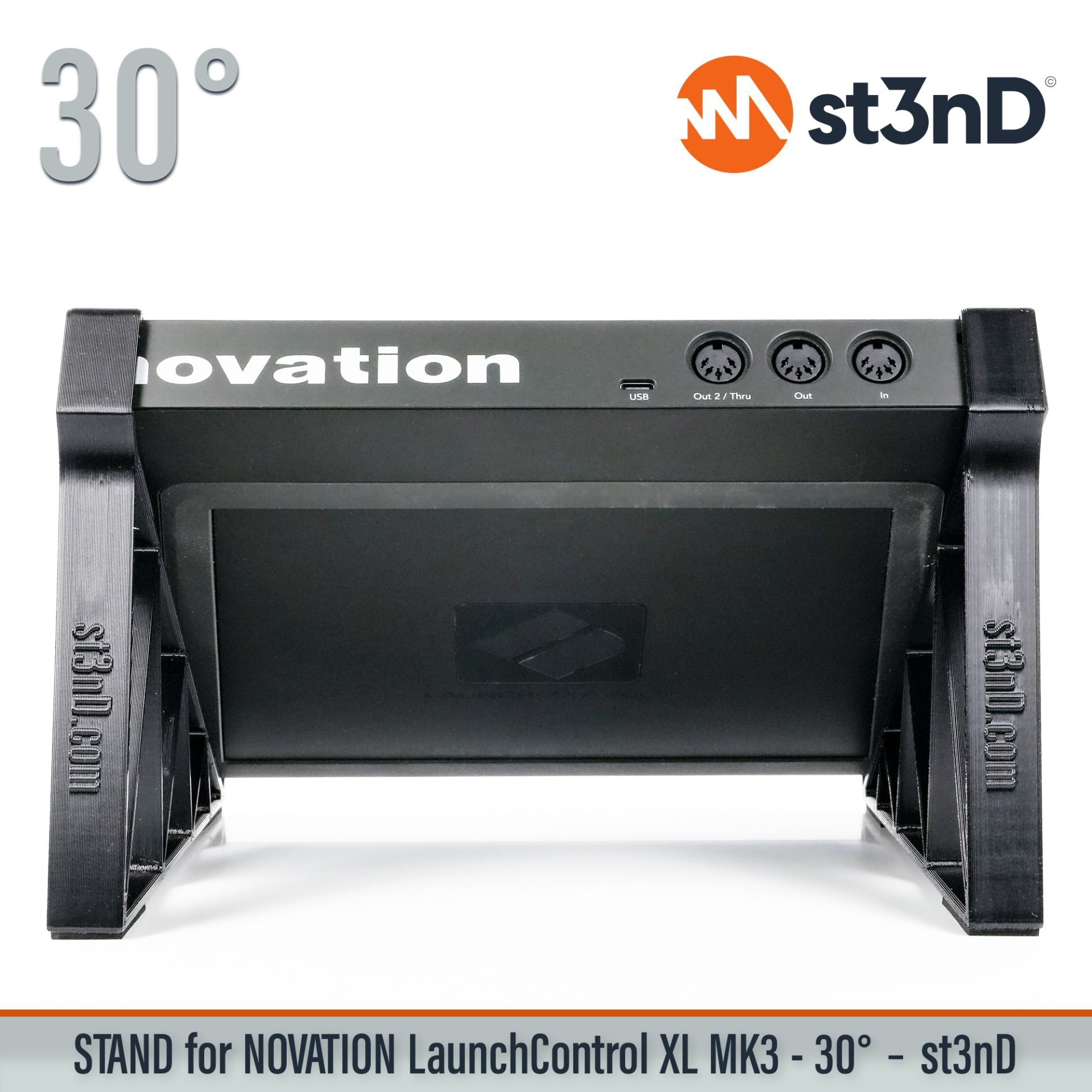 Ableton daw controller Launch Control XL MK3 launchcontrol novation novation launch portable st3nD stable stand strong sturdy tilted