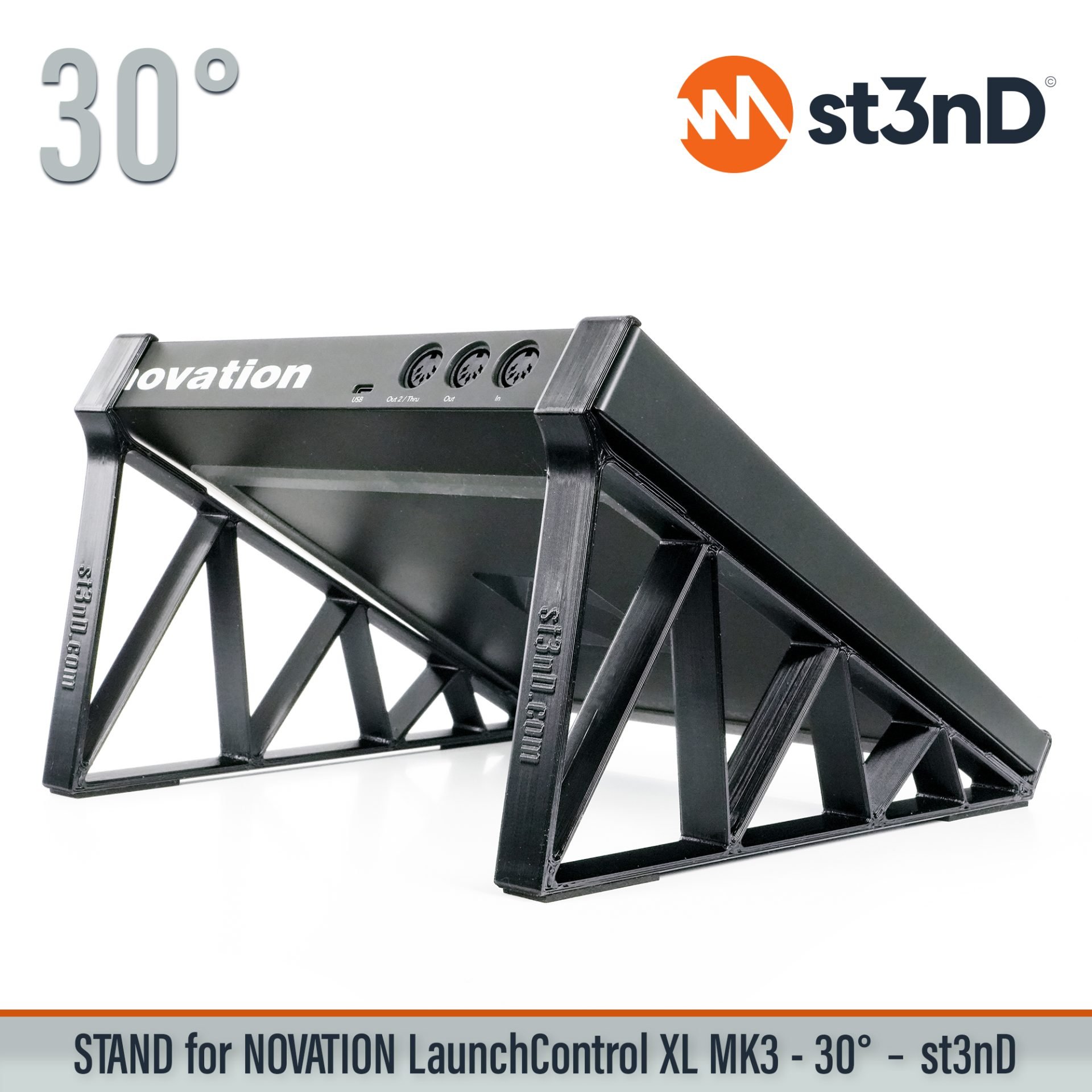 Ableton daw controller Launch Control XL MK3 launchcontrol novation novation launch portable st3nD stable stand strong sturdy tilted