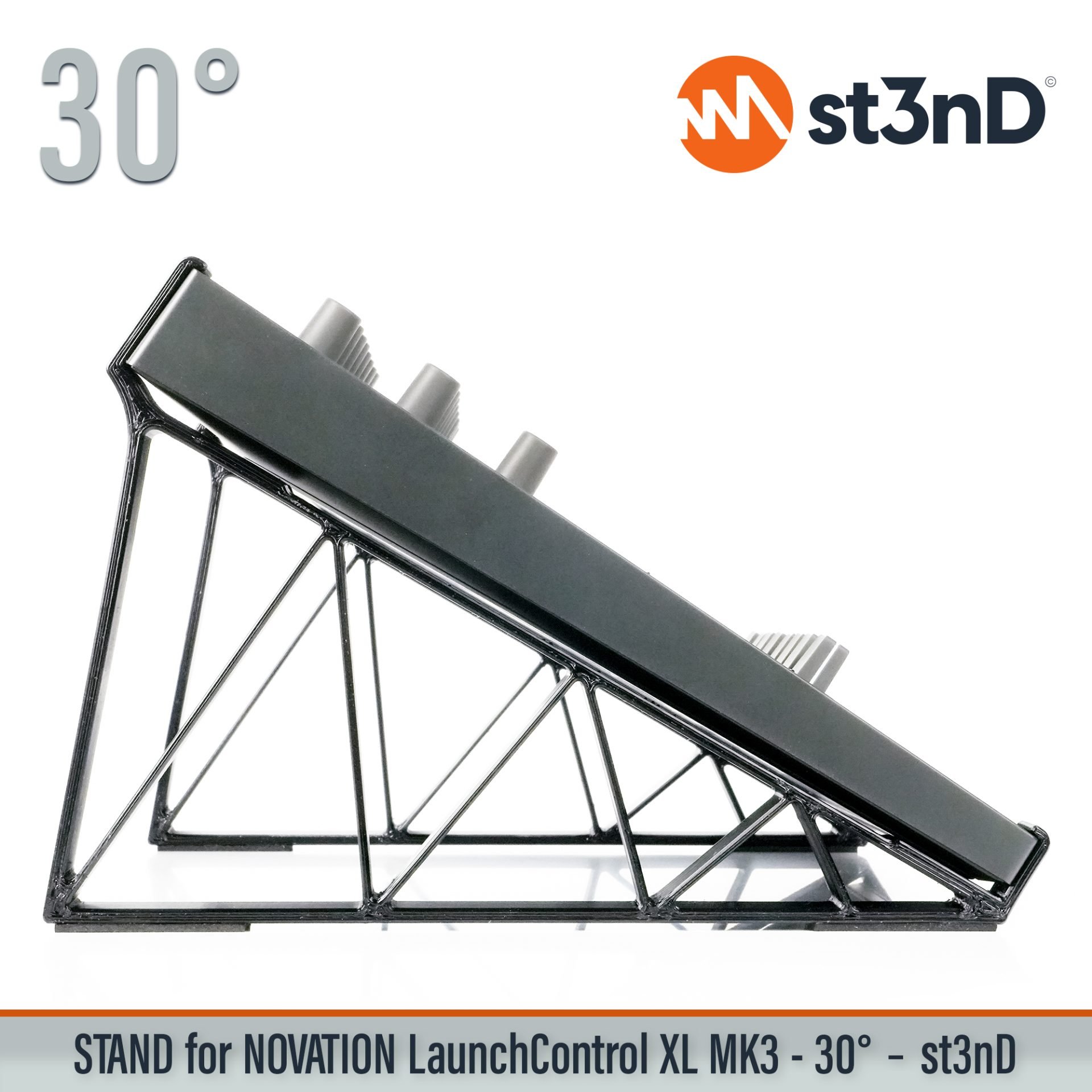 Ableton daw controller Launch Control XL MK3 launchcontrol novation novation launch portable st3nD stable stand strong sturdy tilted