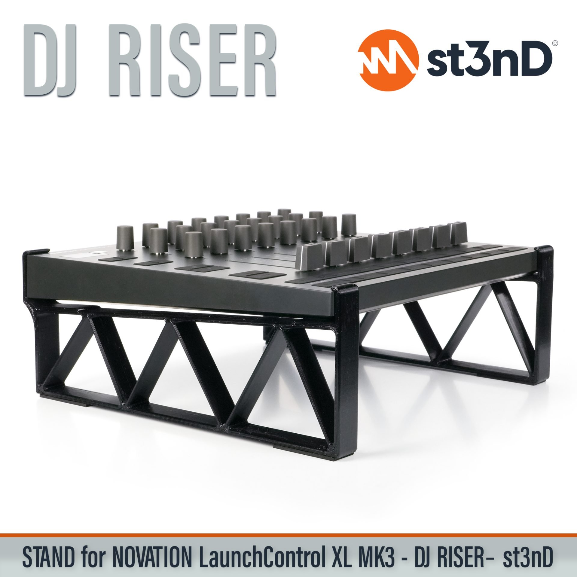 Ableton daw controller Launch Control XL MK3 launchcontrol novation novation launch portable st3nD stable stand strong sturdy tilted