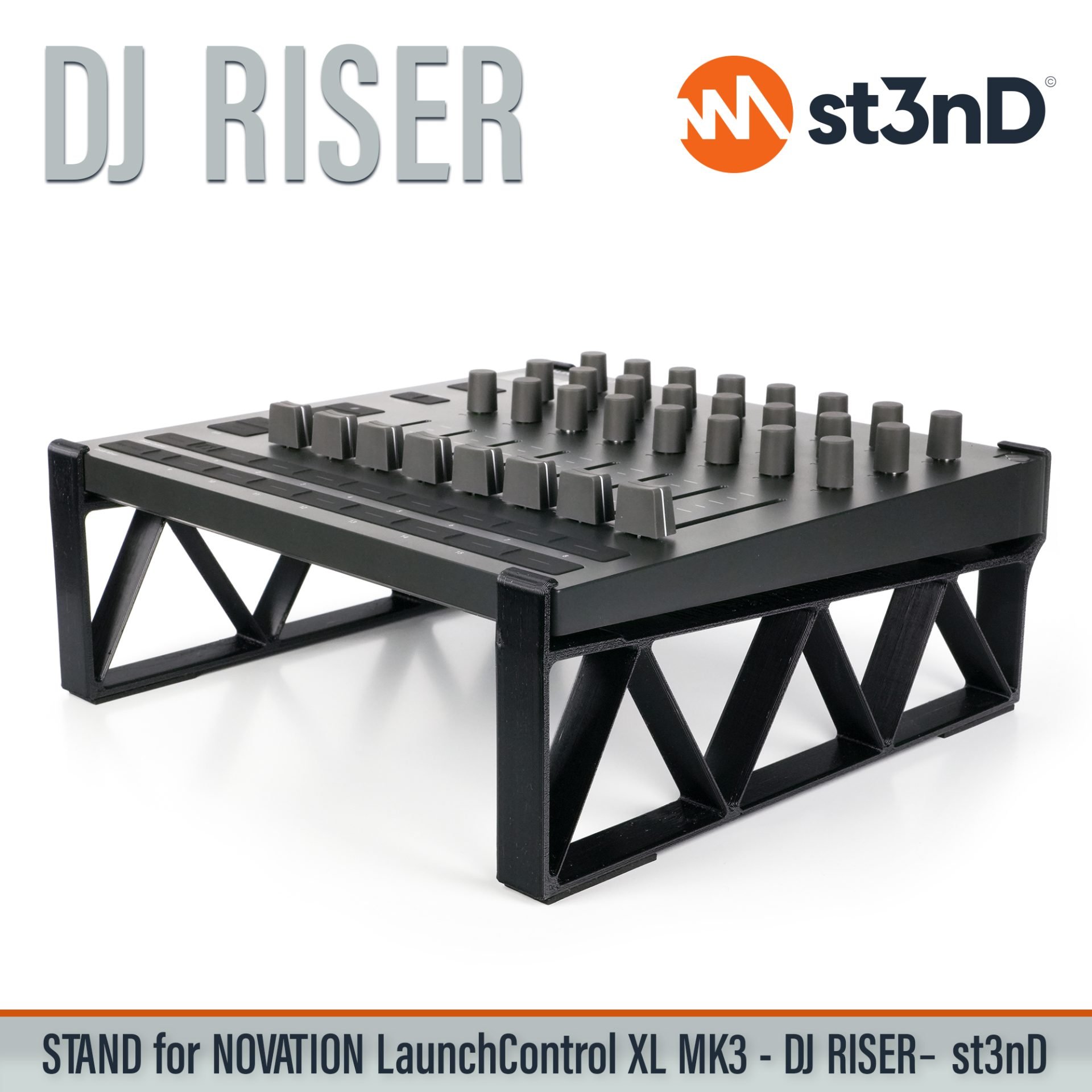 Ableton daw controller Launch Control XL MK3 launchcontrol novation novation launch portable st3nD stable stand strong sturdy tilted