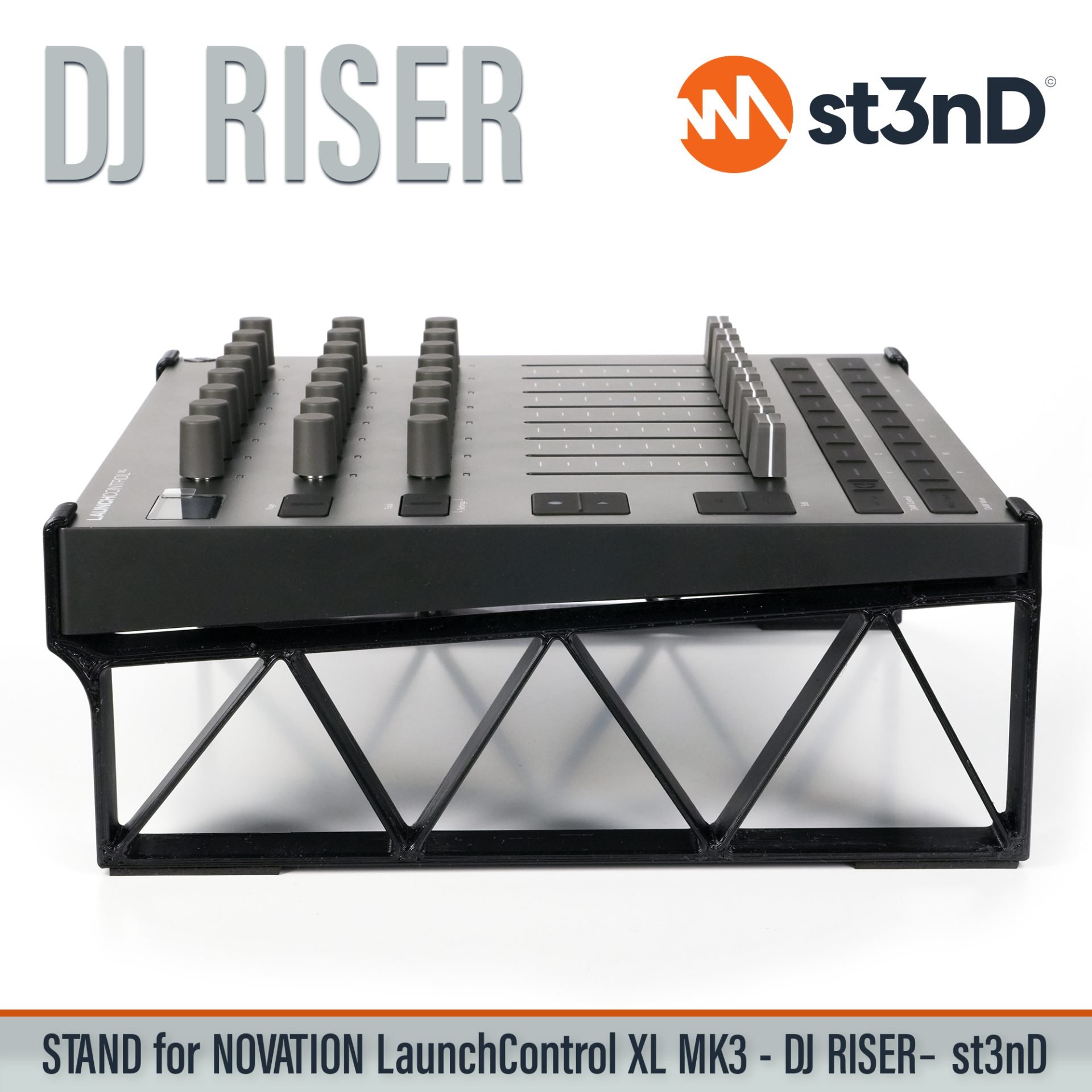 Ableton daw controller Launch Control XL MK3 launchcontrol novation novation launch portable st3nD stable stand strong sturdy tilted