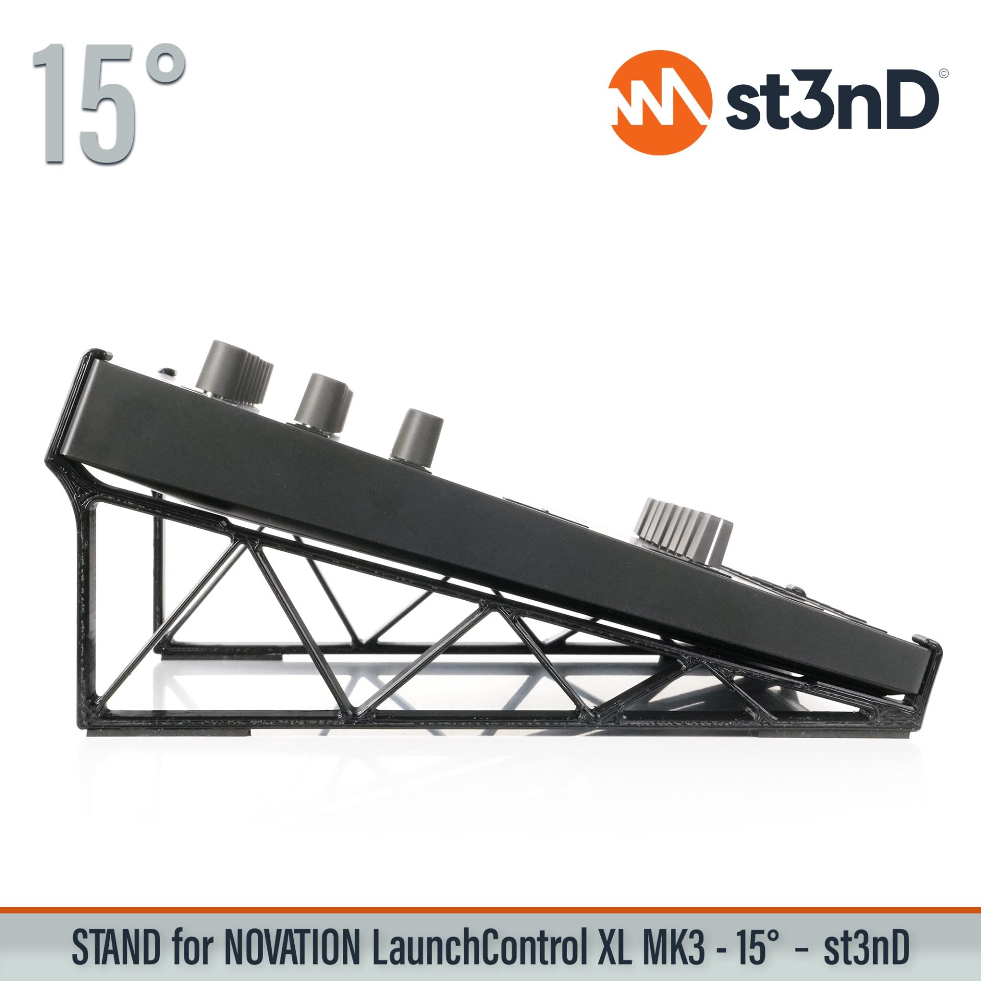 Ableton daw controller Launch Control XL MK3 launchcontrol novation novation launch portable st3nD stable stand strong sturdy tilted