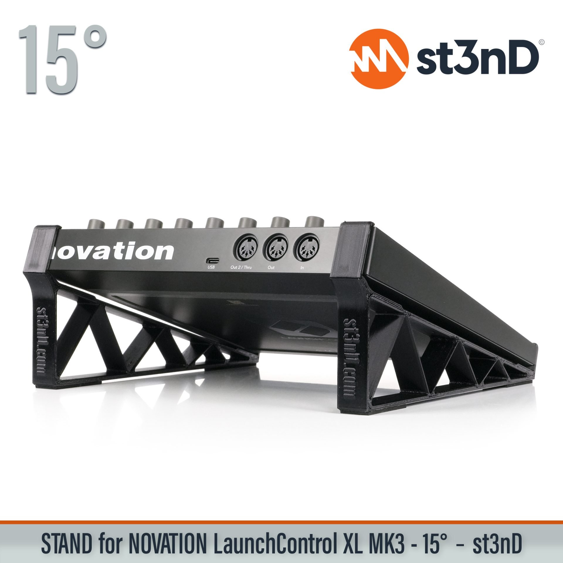 Ableton daw controller Launch Control XL MK3 launchcontrol novation novation launch portable st3nD stable stand strong sturdy tilted